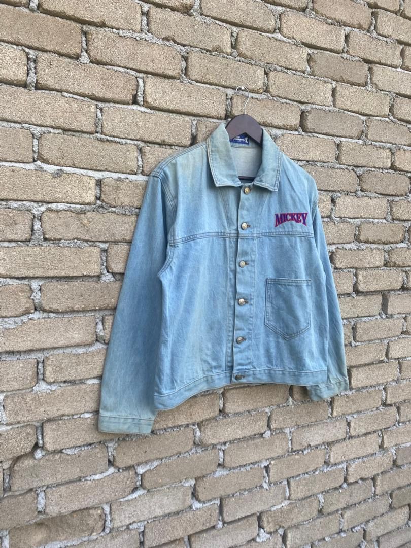 Disney Vintage Mickey Disney Denim Jacket Size US M / EU 48-50 / 2 - 4 Thumbnail