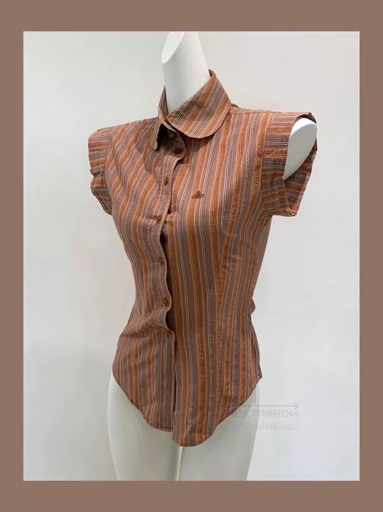 Vivienne Westwood Vivienne Westwood Striped Shirt Size M / US 6-8 / IT 42-44 - 8 Thumbnail