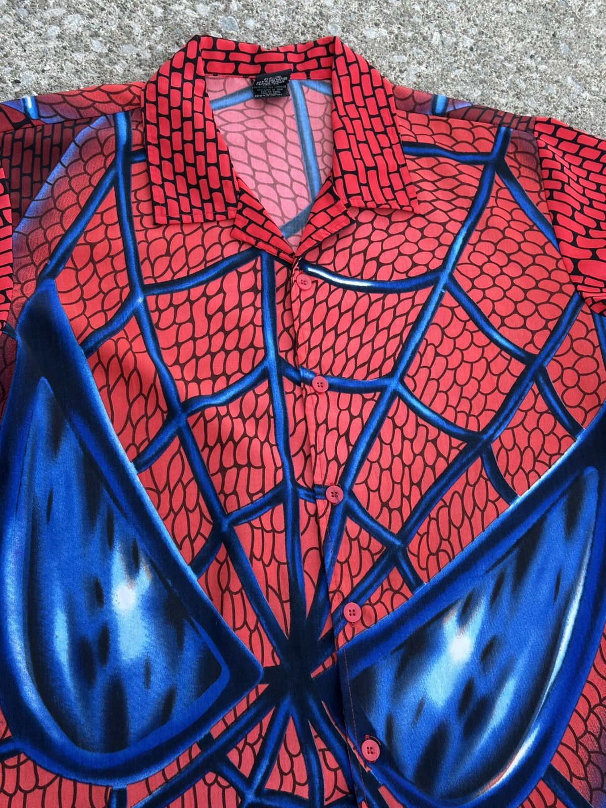 Marvel Comics Vintage Y2k Spider-Man Marvel button up Movie Shirt Size US S / EU 44-46 / 1 - 3 Thumbnail