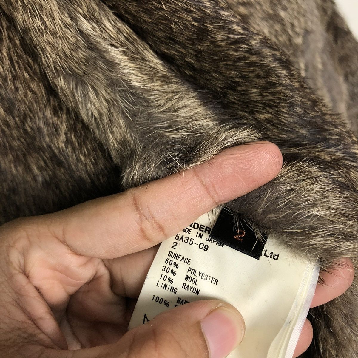 Undercover 🔥RARE UNDERCOVER RABBIT FUR COATS RUNWAY COLLECTIONS Size XS / US 0-2 / IT 36-38 - 21 Thumbnail