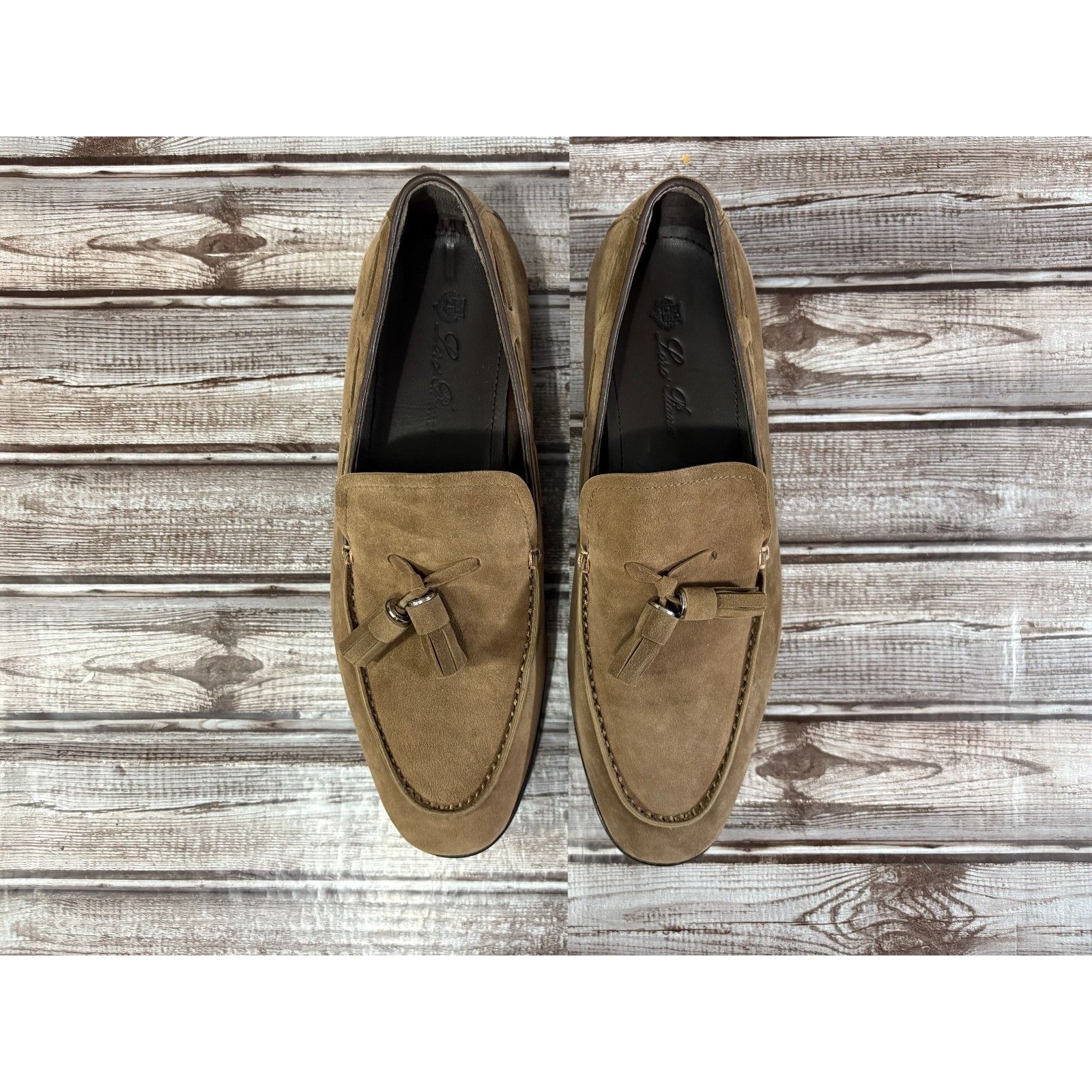 Loro Piana Loro Piana Francis Suede Tassel Dress Shoe size 44 US 11 col Size US 11 / EU 44 - 2 Thumbnail
