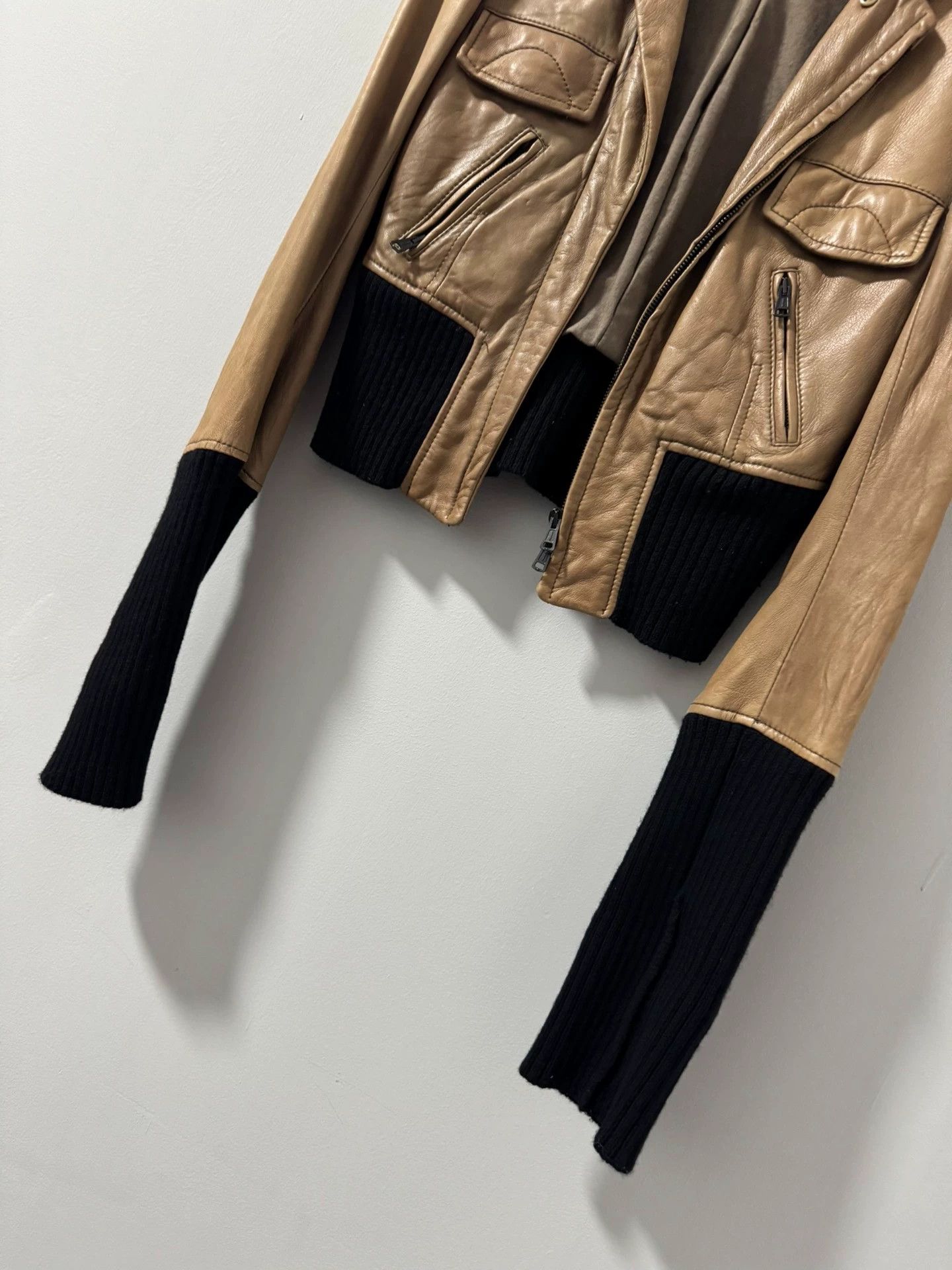 Ann Demeulemeester Ann demeulemeester 2006fw show-style leather jacket Size S / US 4 / IT 40 - 5 Thumbnail