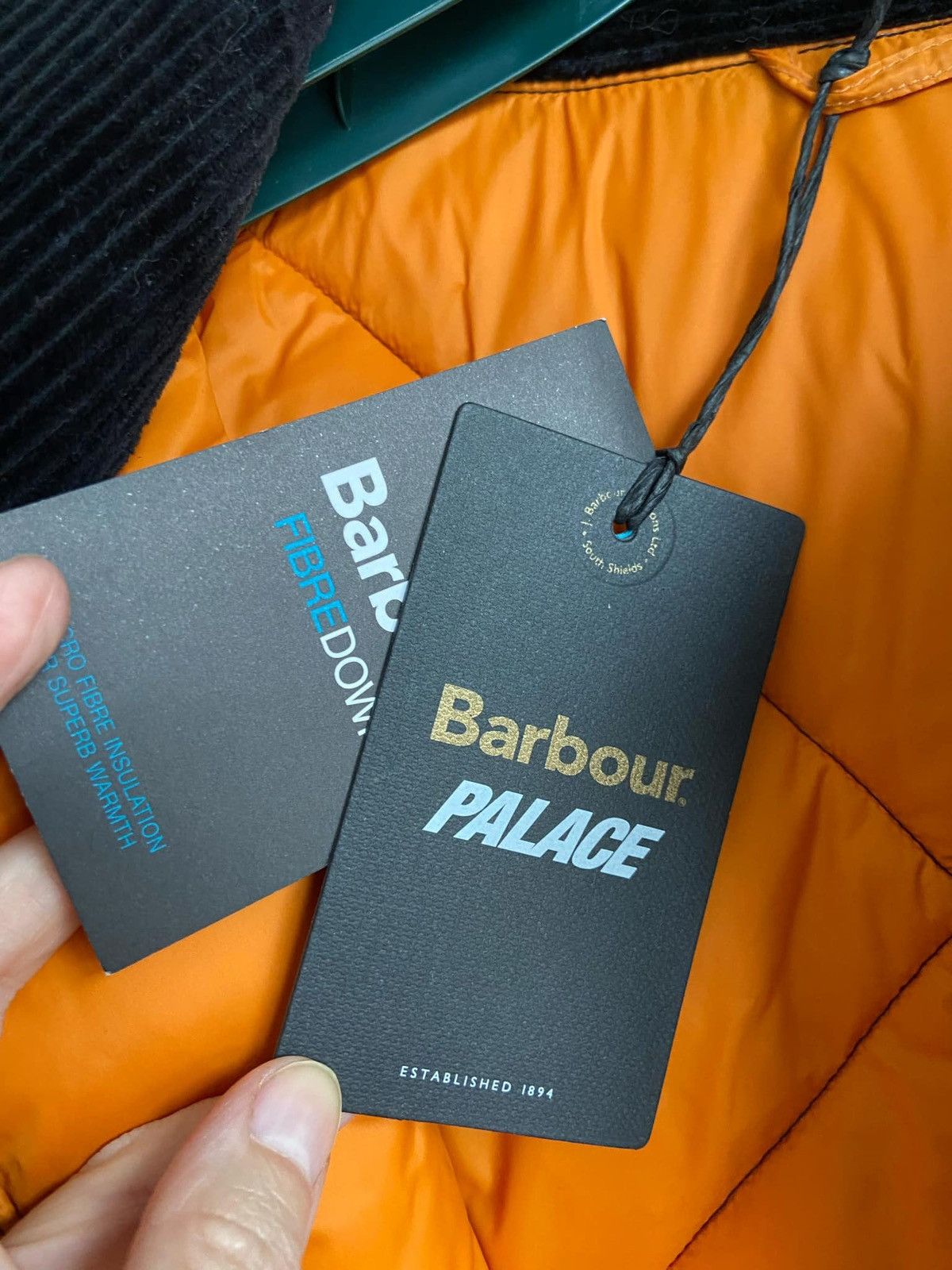 Barbour × Palace Barbour x Palace Quilted Jacket – Black Size US XXL / EU 58 / 5 - 11 Thumbnail