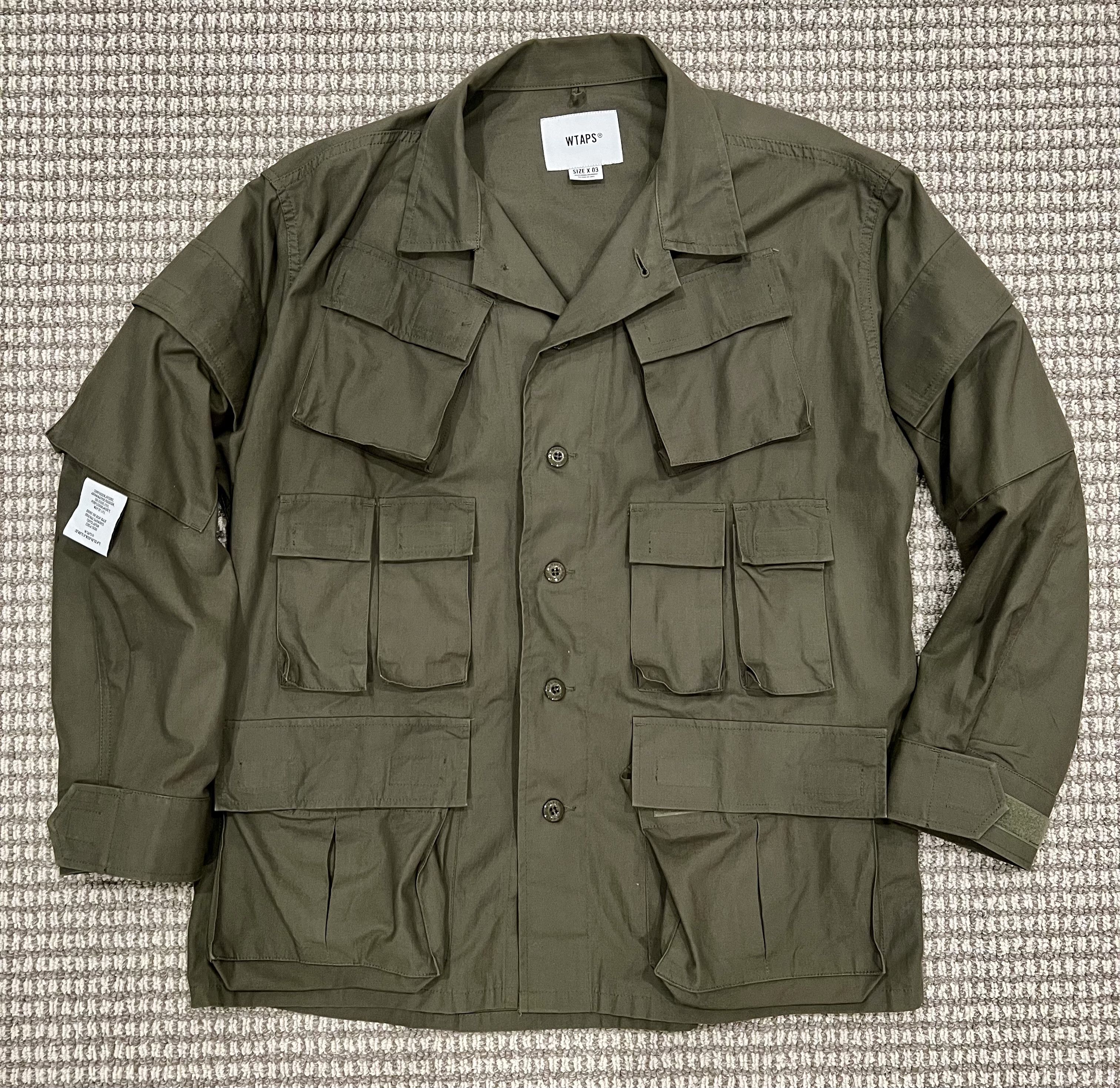 ミリタリージャケット wtaps MODULAR LS / SHIRT. COTTON. RIPSTO Wtaps Modular Shirt | Grailed