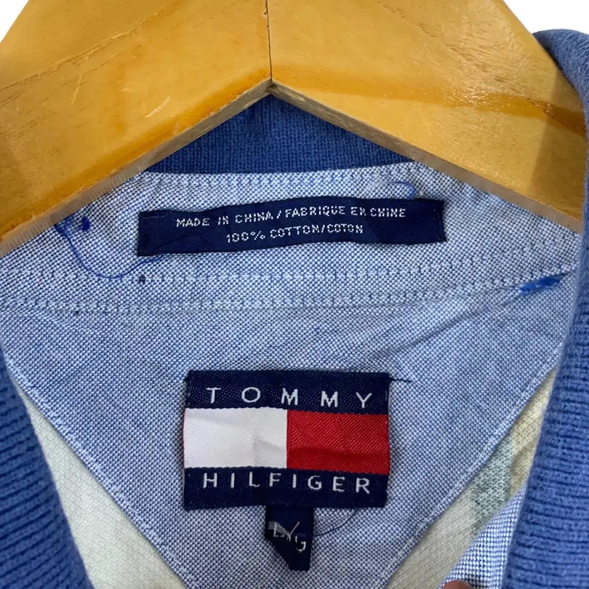 Tommy Hilfiger Vintage 90’ TOMMY HILFIGER Crest Cookie Logo Striped Size US L / EU 52-54 / 3 - 5 Thumbnail