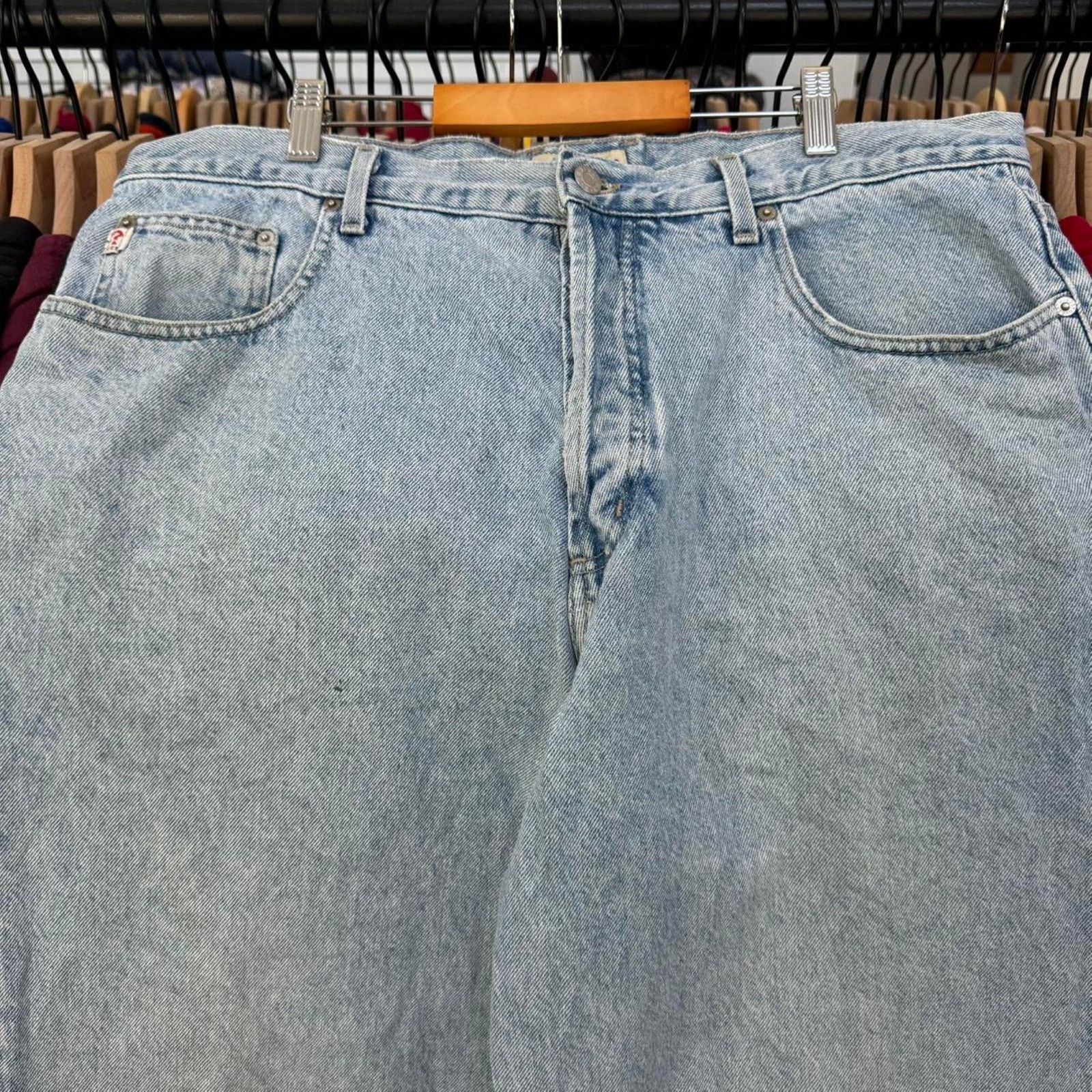 Guess Vintage Guess Baggy And Faded Light Denim Jeans Size US 38 / EU 54 - 2 Thumbnail