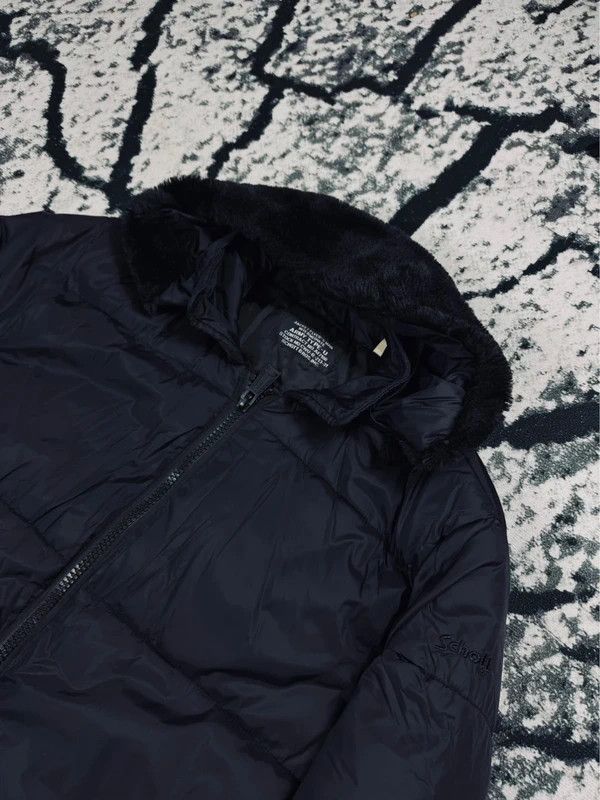 Schott Schott insulated down jacket black logo XL usa Size US XL / EU 56 / 4 - 3 Thumbnail