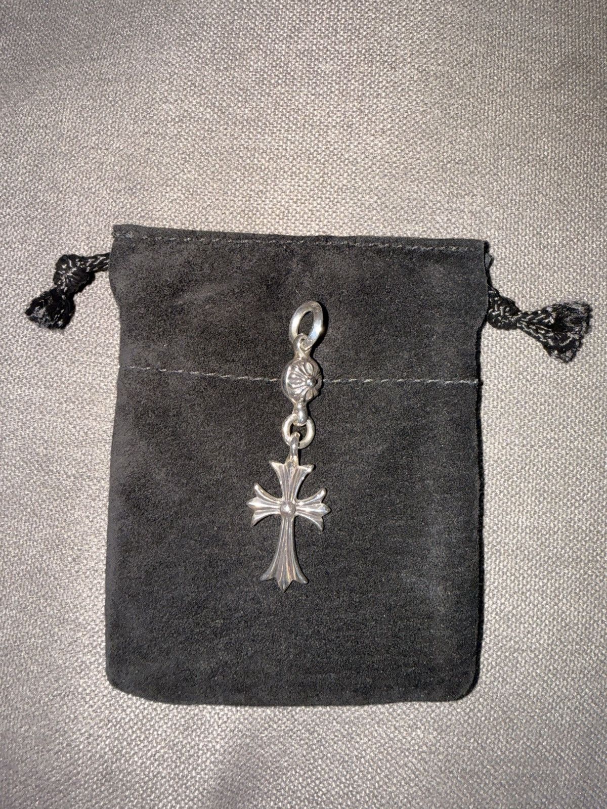 Chrome Hearts Chrome Hearts 1 Ball Tiny CH Cross Pendant + Ball Chain Size ONE SIZE - 12 Thumbnail