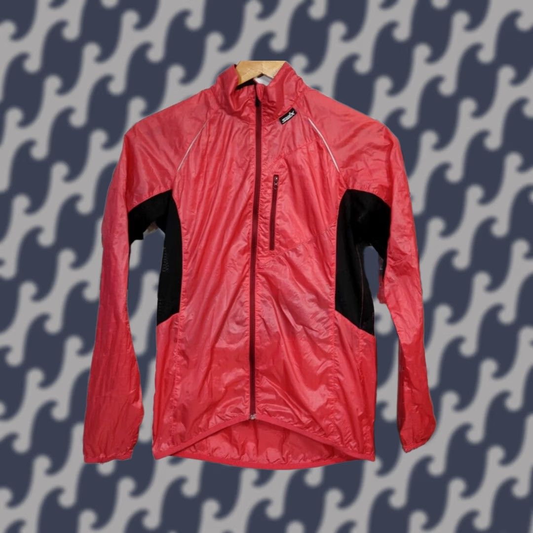 Vintage SWIX Women Pink Track Jacket Top Full Zip Lightweight Running Size S Activewear Sports Size S / US 4 / IT 40 - 1 Thumbnail