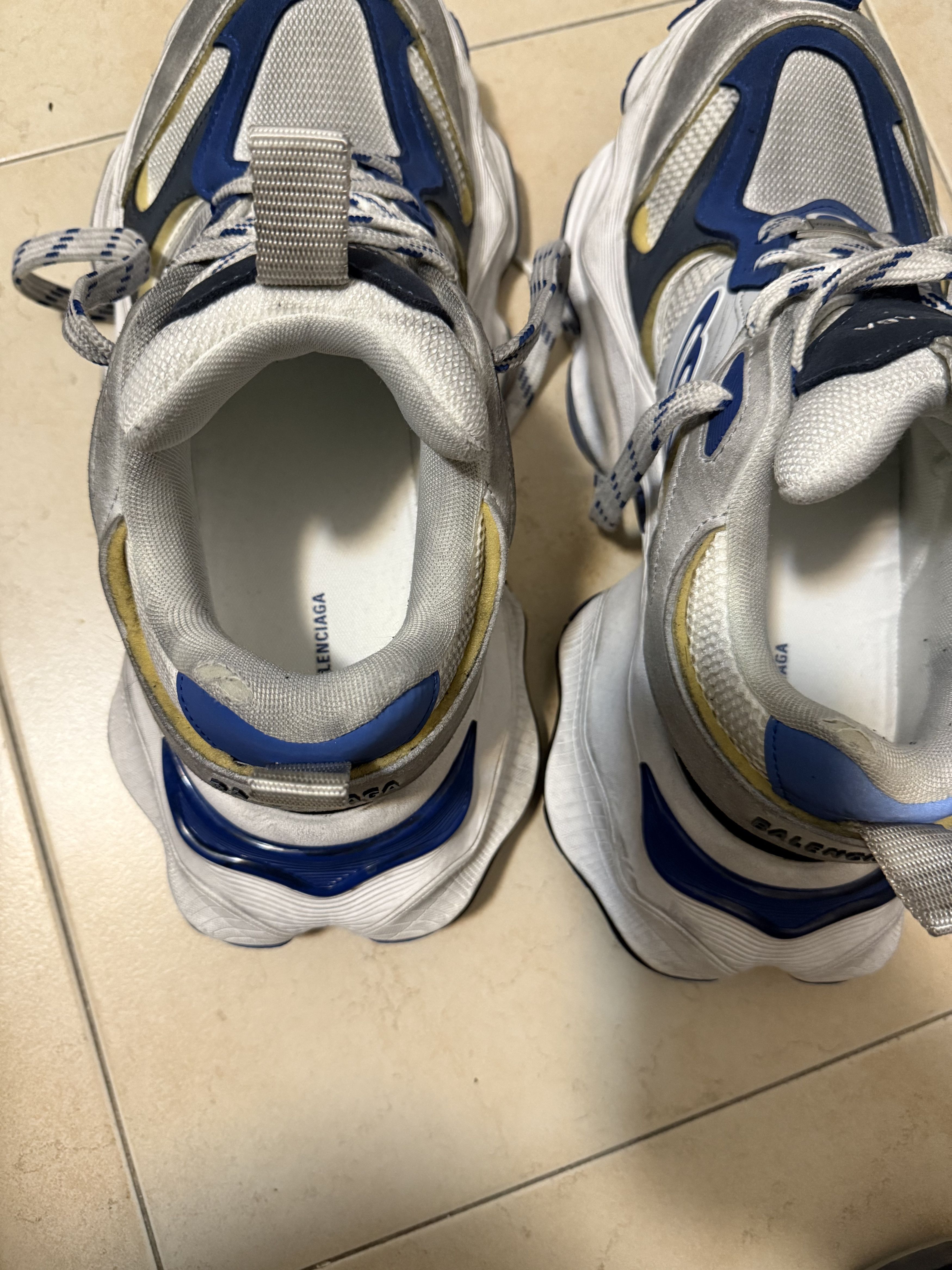 Balenciaga Balenciaga Cargo Sneakers gray and blue Size US 10.5 / EU 43-44 - 11 Thumbnail