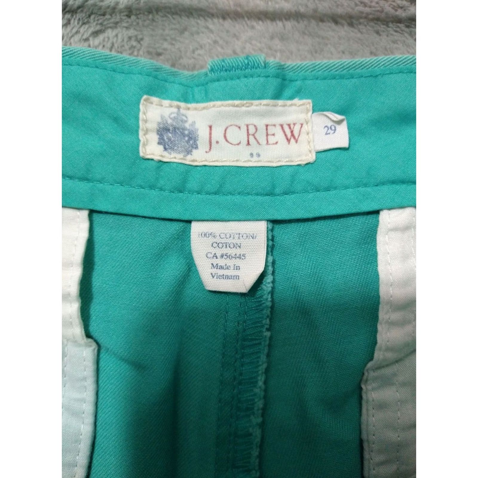 J.Crew J.CREW Shorts Mens 29 x 9 Mint Green Chino Flat Front Preppy Vintage: No No Size US 29 - 7 Thumbnail