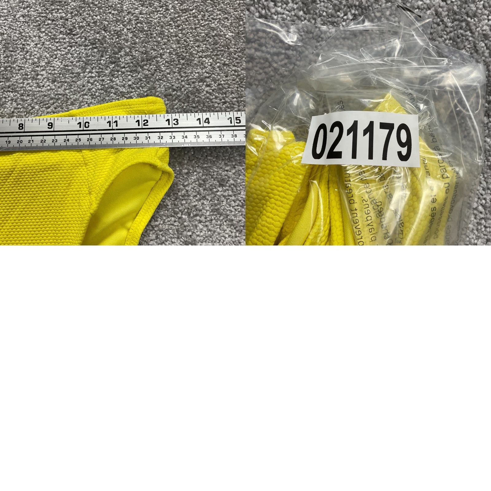 Vintage Stoney Clover Bikini Bottom Women Small Solid Yellow Textured High Rise Beach Size 28" / US 6 / IT 42 - 8 Thumbnail