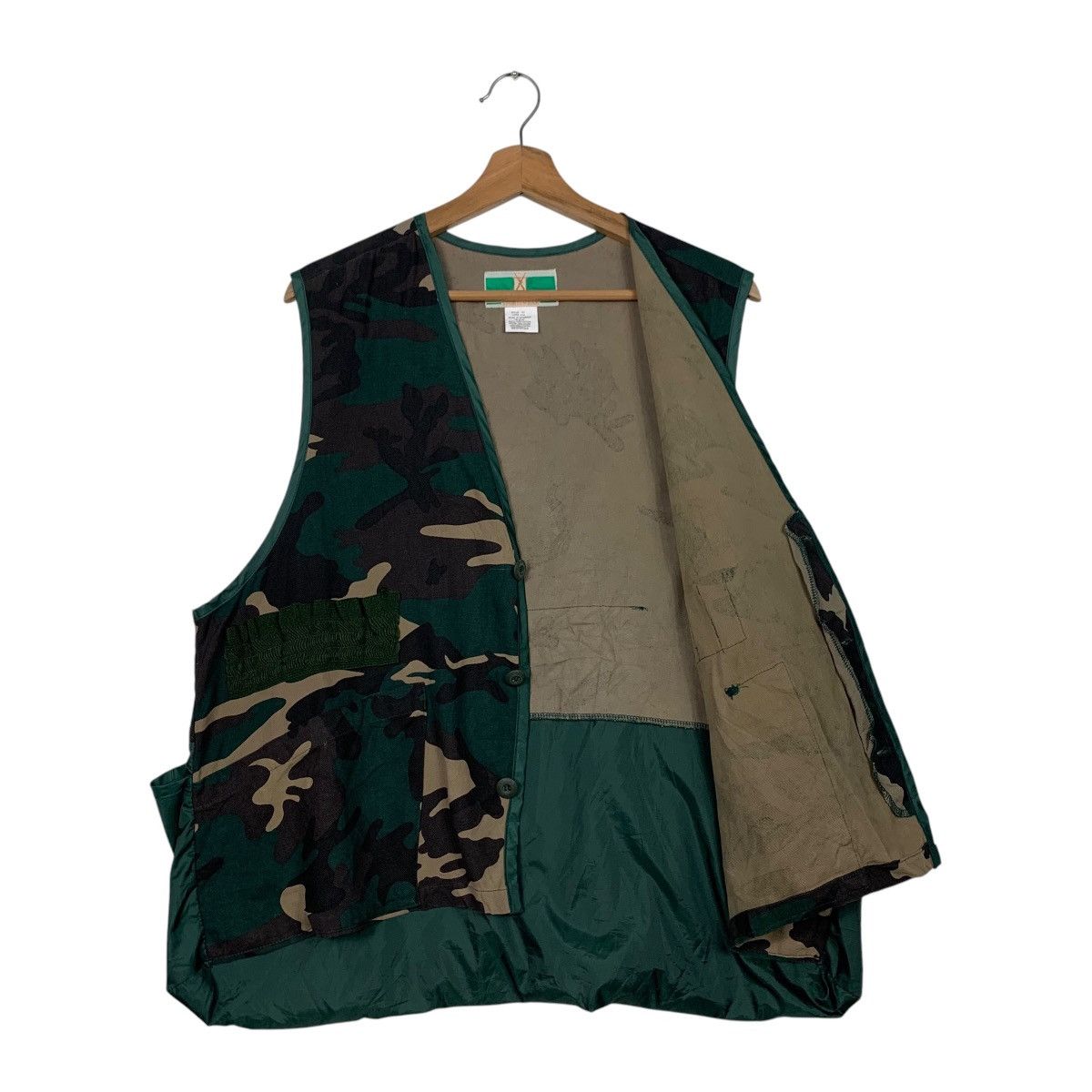 Vintage 90's GAME WINNER Sportswear Camo Hunting Vest #2443-C109 Size US L / EU 52-54 / 3 - 9 Thumbnail