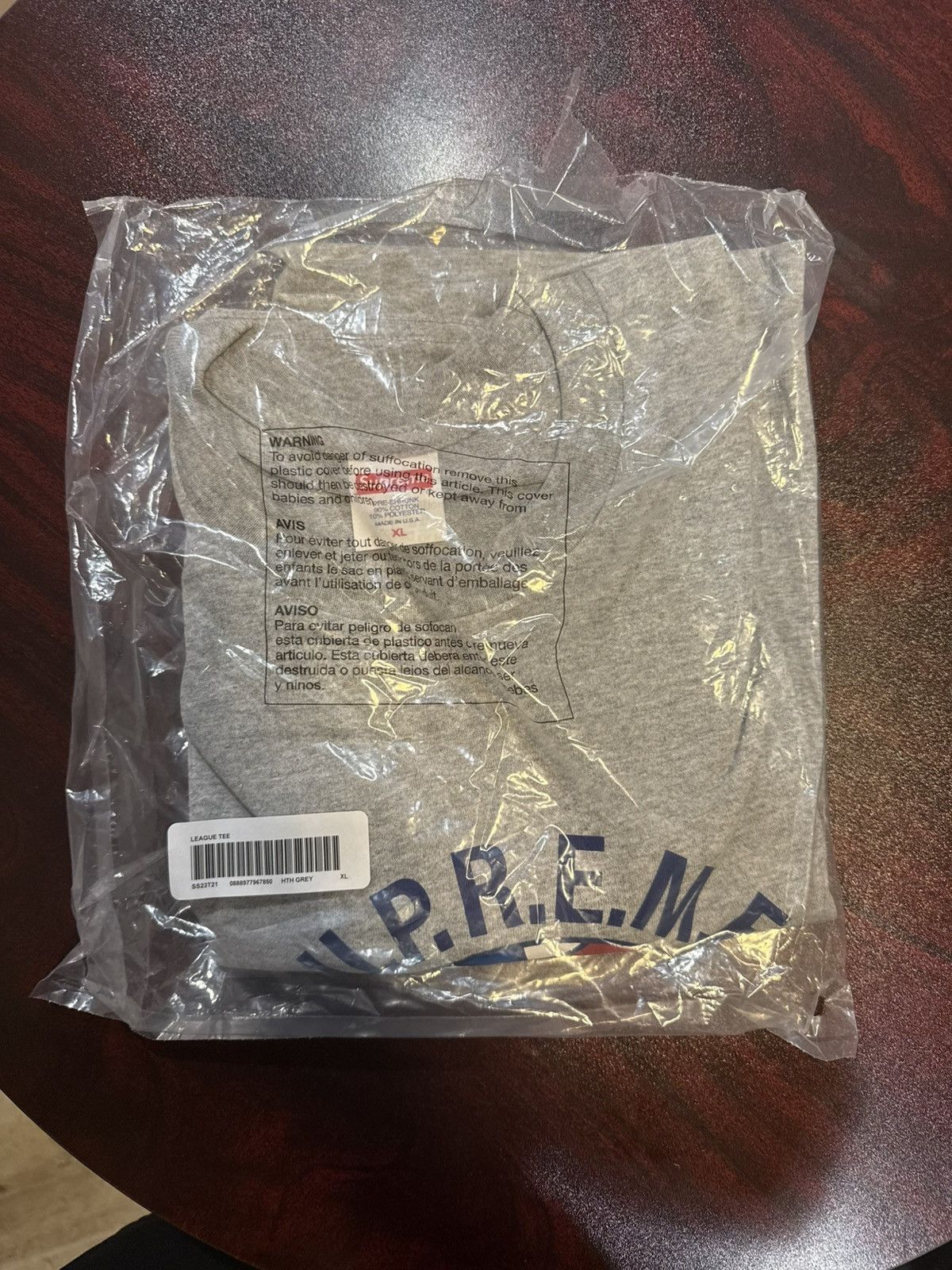 Supreme Supreme League Tee Size US XL / EU 56 / 4 - 2 Thumbnail