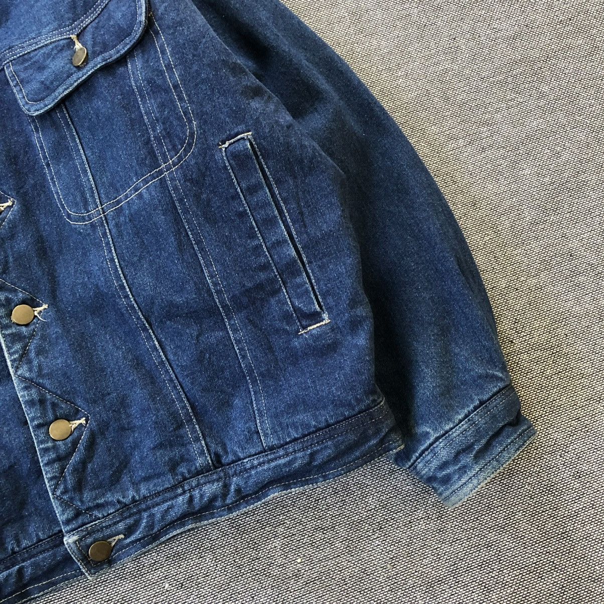 Vintage Pitch 45 Rugged Wear Buckle Back Denim Jacket Size US M / EU 48-50 / 2 - 8 Thumbnail