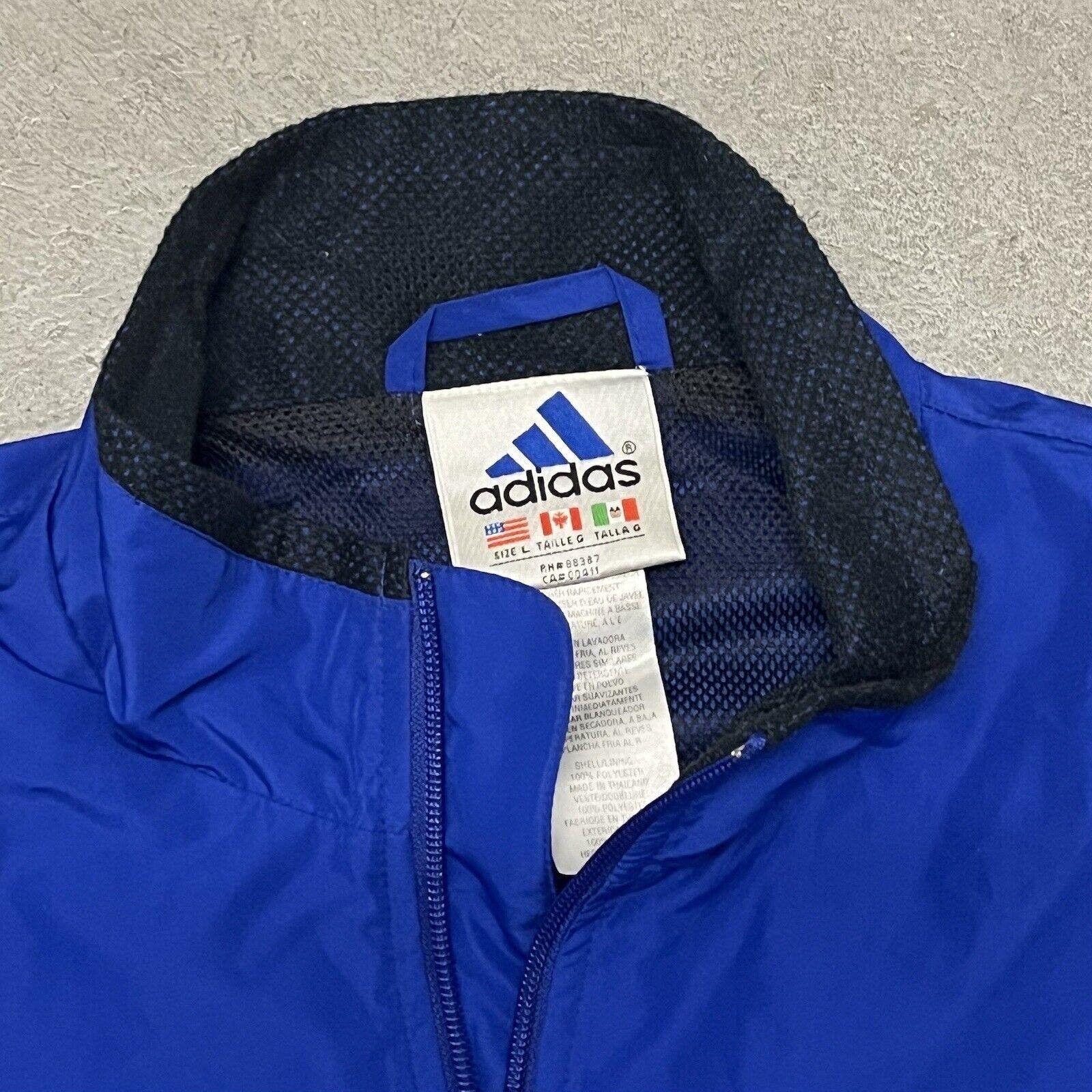 Adidas WMNS Vintage 2000’s Adidas Running Vest Y2K 3M Blue BNWT Lrg Size L / US 10 / IT 46 - 7 Thumbnail