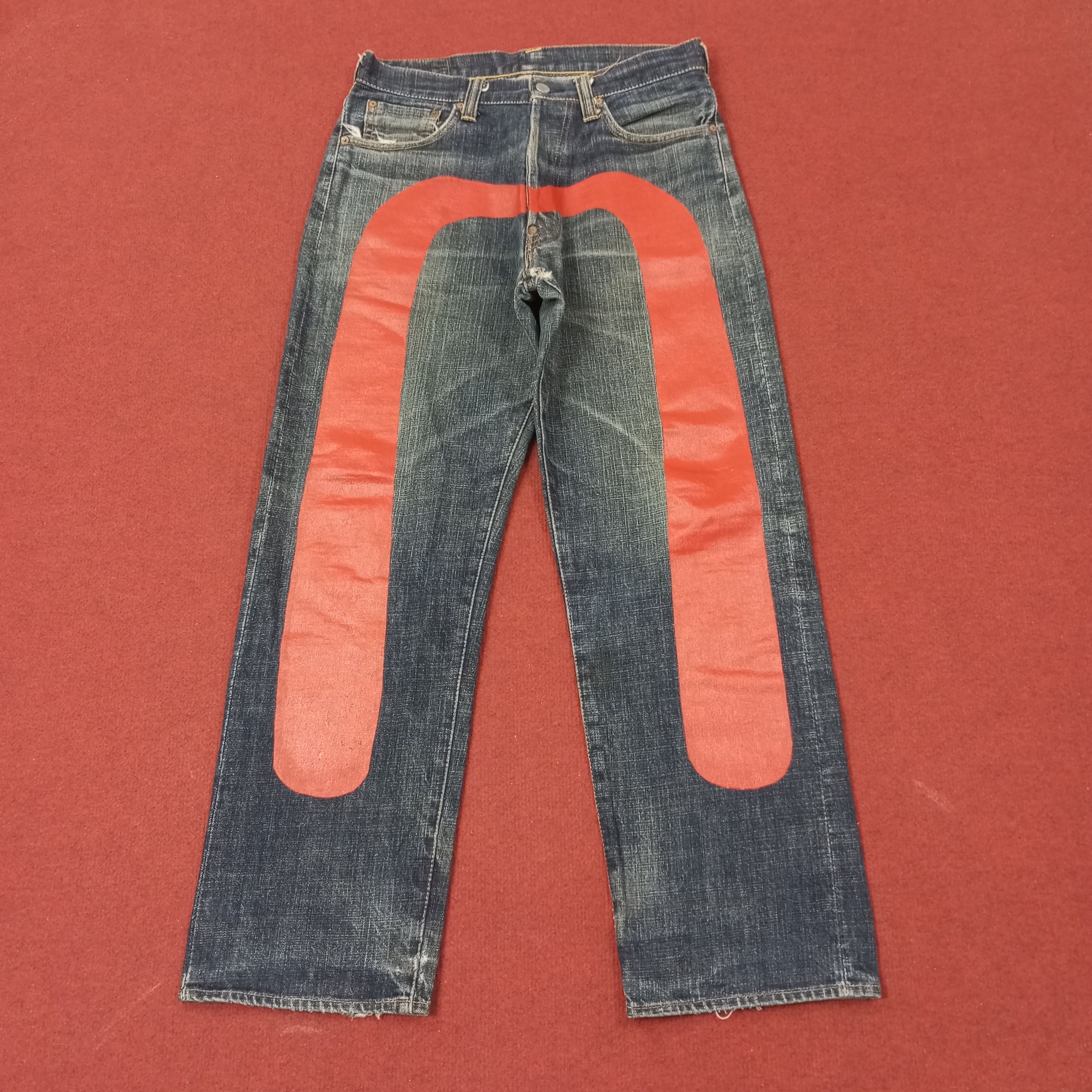 Evisu Vintage Evisu Japanese Brand Custom Daicock Jeans c244n30 Size US 30 / EU 46 - 1 Thumbnail