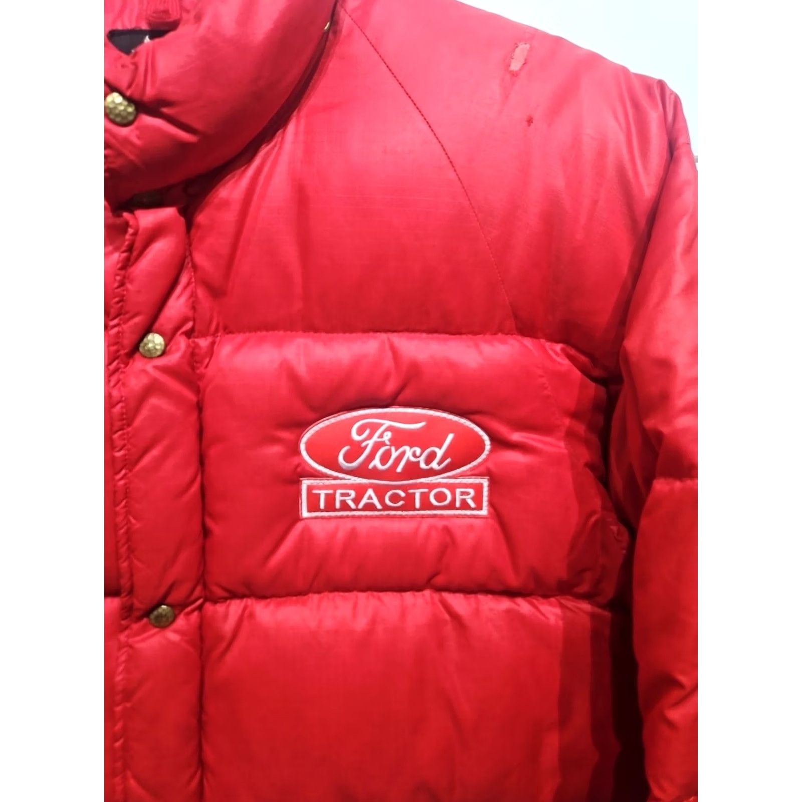 Vintage VINTAGE Alpine Design Puffer Jacket Mens M Red Nylon Western 70s 80s Skiing Coat Size US M / EU 48-50 / 2 - 2 Thumbnail