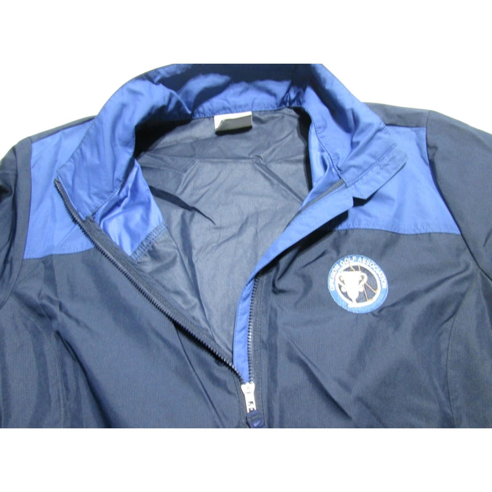 Nike Nike Womens Windbreaker Jacket M Navy Zip Pockets Solid Outerwear Golf Size M / US 6-8 / IT 42-44 - 4 Thumbnail