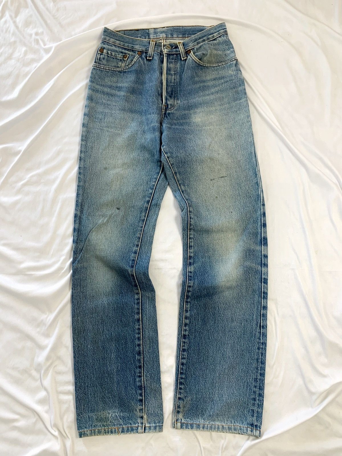 Levi's Vintage Clothing 80s levis 501 vintage jeans usa made Size US 27 - 4 Thumbnail