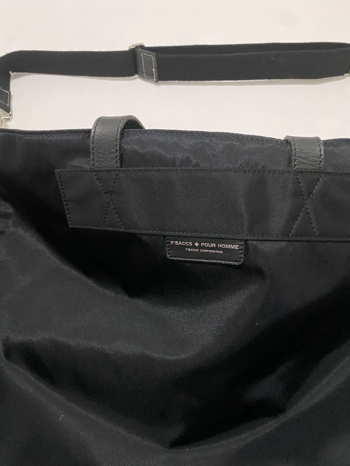 Japanese Brand × Y's × Yohji Yamamoto Y’saccs Pour Homme Duffle|Sling|Messenger Bag Size ONE SIZE - 4 Thumbnail