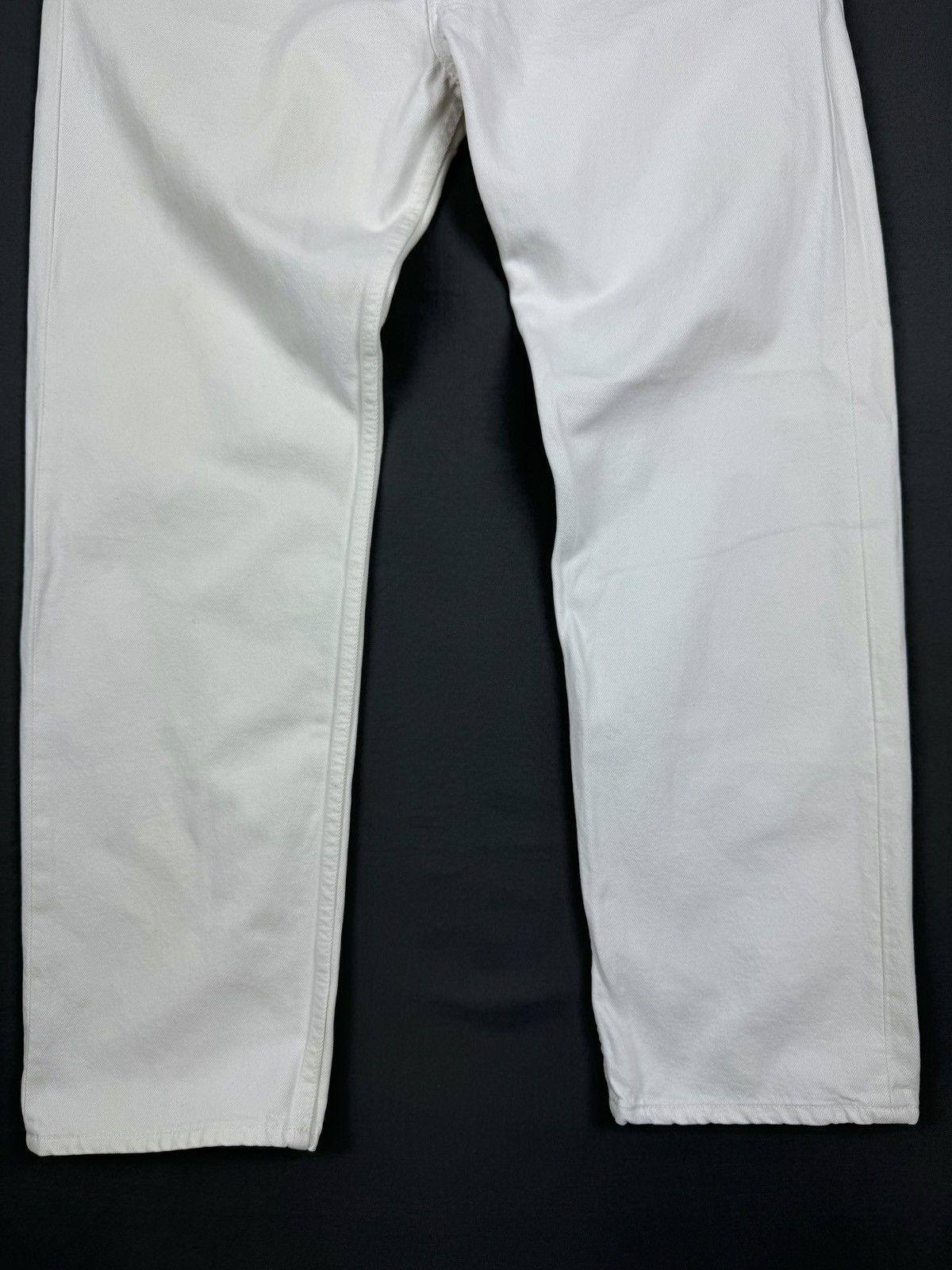 Levi's 1990’s Vintage Levi’s 501 White Jeans Made in USA Size US 35 - 4 Thumbnail
