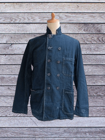 45rpm 45rpm Indigo Distressed Work Jacket Size US L / EU 52-54 / 3 - 1 Thumbnail