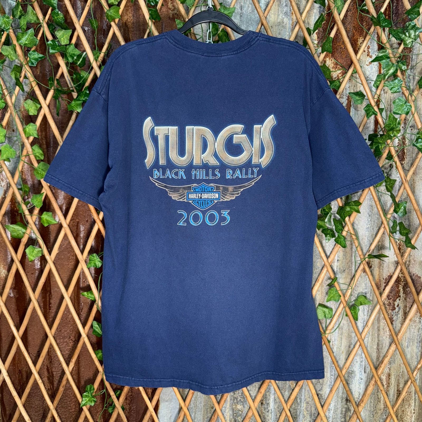 Harley Davidson Vintage Y2K Harley Davidson 63rd sturgis motorcycle t-shirt Size US XL / EU 56 / 4 - 2 Thumbnail