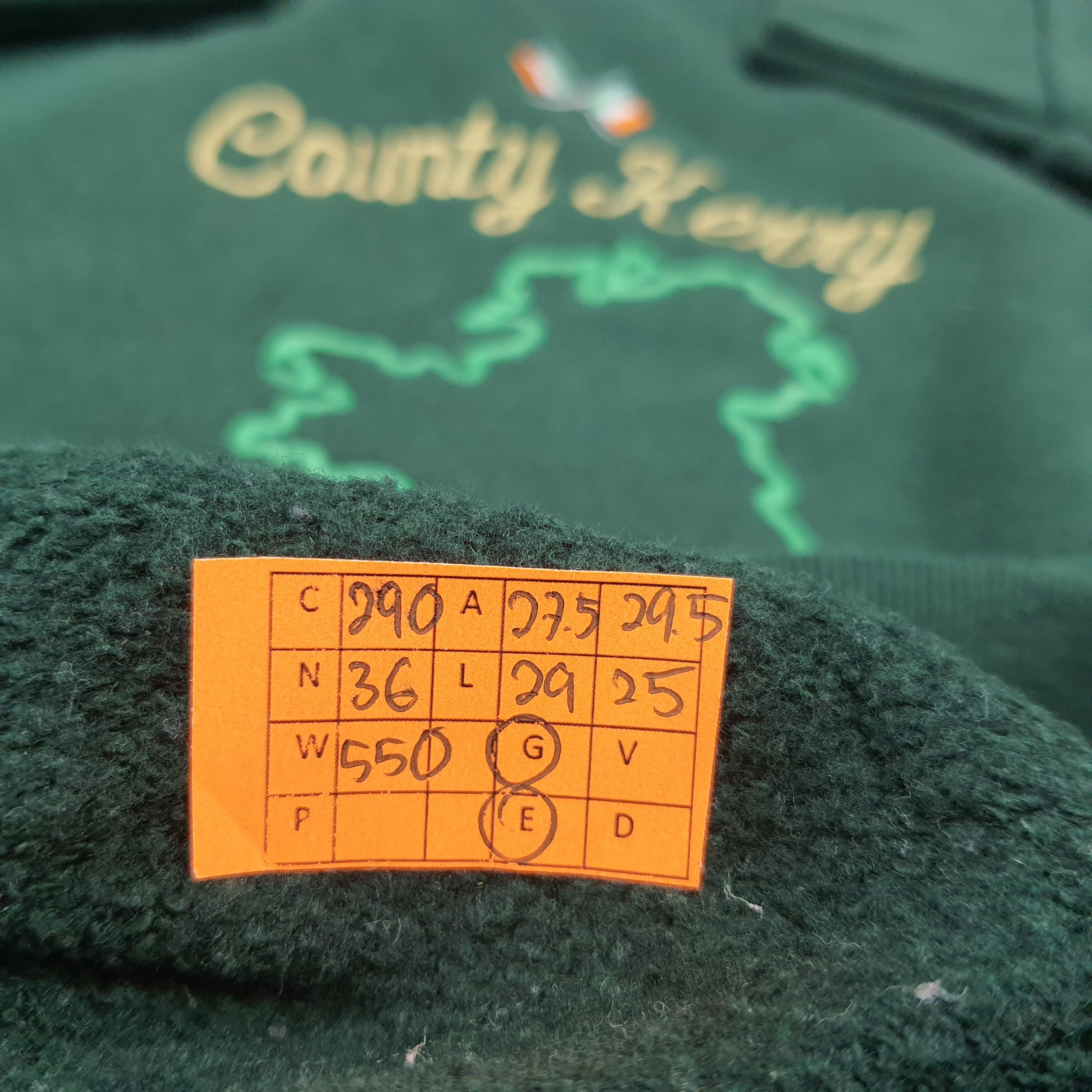 Fruit Of The Loom Vintage County Kerry Ireland Heritage Sweatshirt C290N36 Size US XXL / EU 58 / 5 - 7 Thumbnail