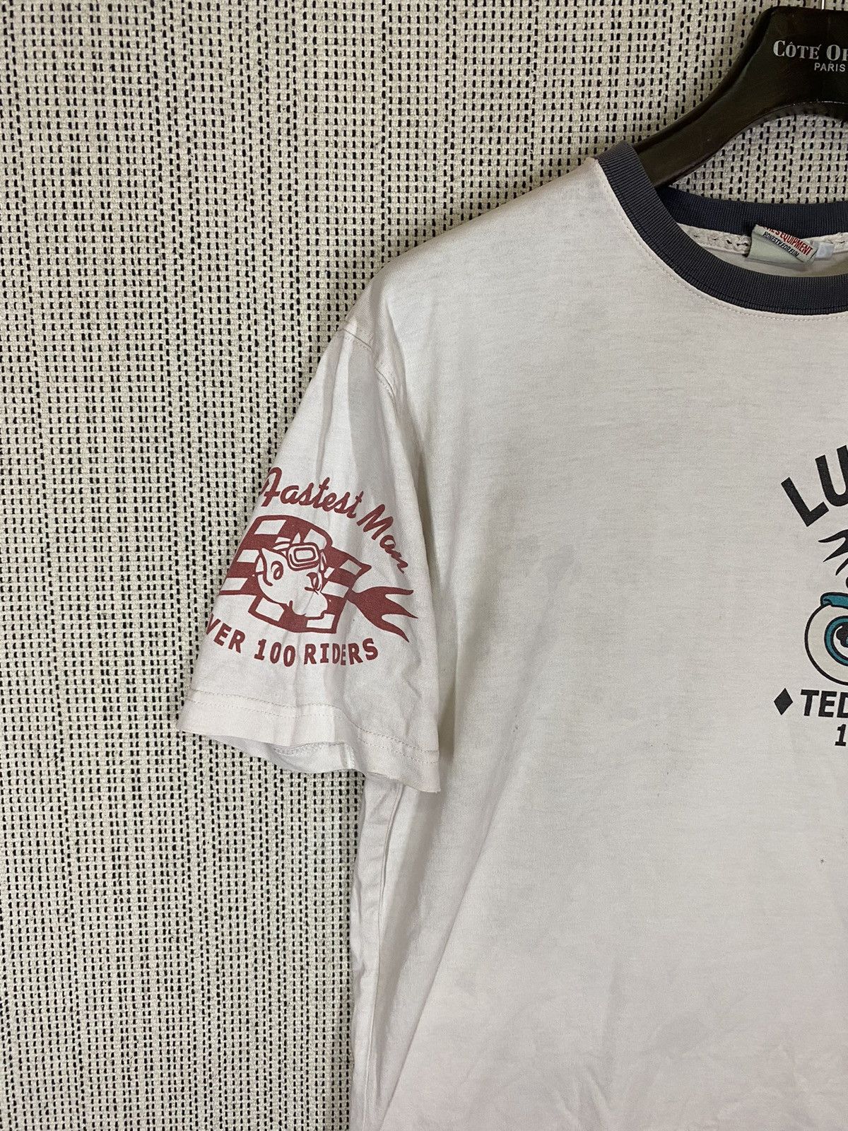 Tedman 🔥VINTAGE TEDMAN LUCKY FLAG TSHIRT DISTRESSED Size US L / EU 52-54 / 3 - 4 Thumbnail