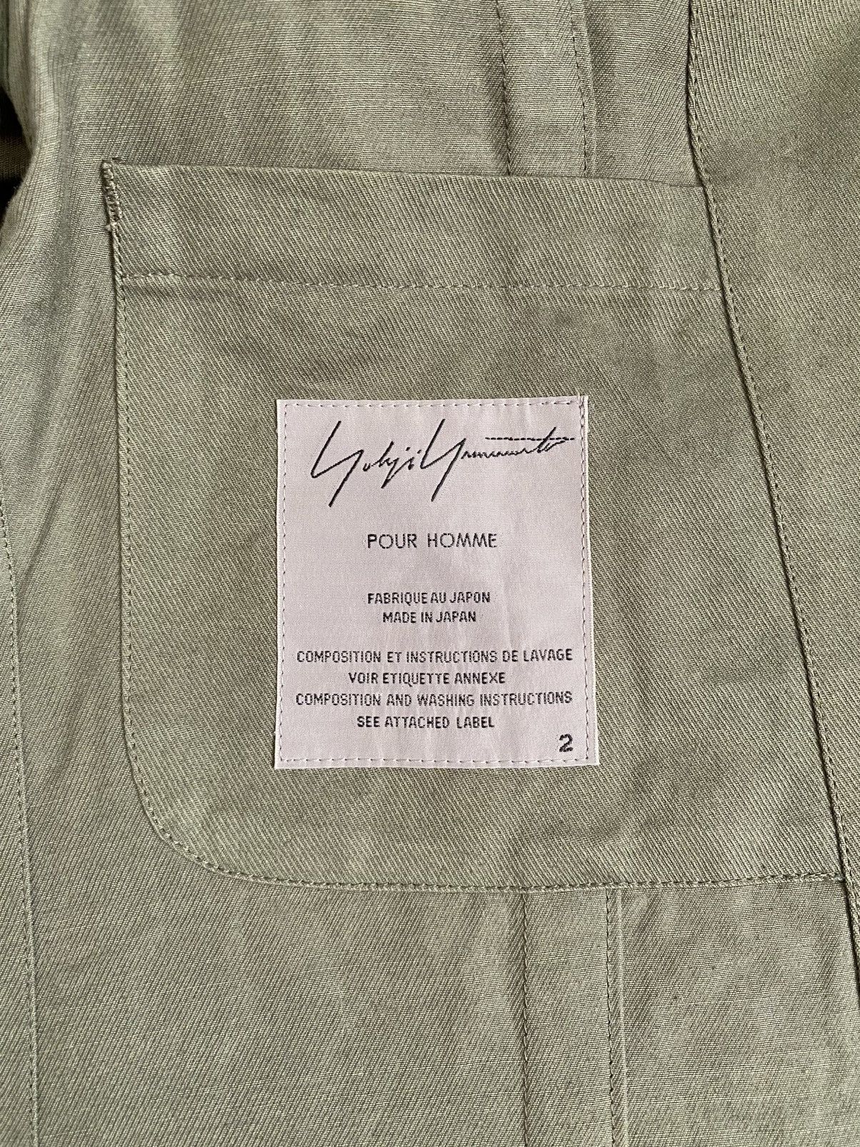 Yohji Yamamoto Yohji Yamamoto Pour Homme Linen Cotton Cubist Jacket SS12 Size US M / EU 48-50 / 2 - 7 Thumbnail