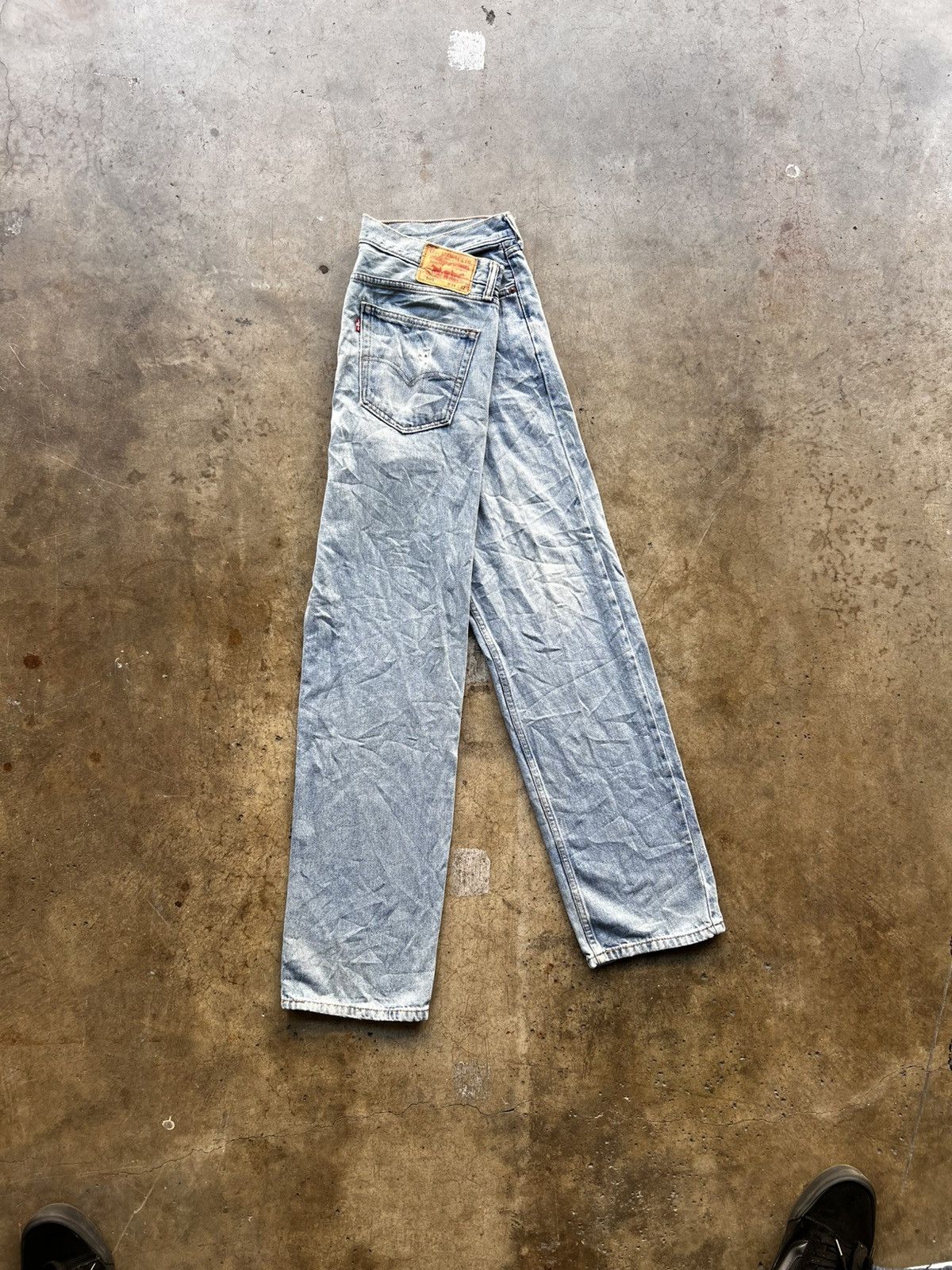 Levi's × Vintage LEVIS 505 WASHED DENIM Size US 34 / EU 50 - 2 Thumbnail