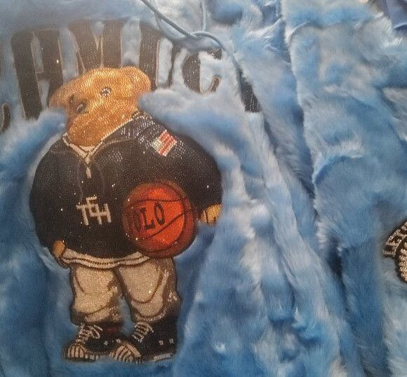 Other BLUE FAUXFUZZY HOODIE NWT SIZE L. Size L / US 10 / IT 46 - 5 Thumbnail