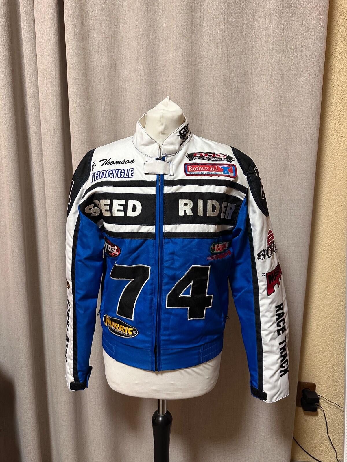 Other Vintage Fast Lane Speed Freak Moto Racing Sport Biker Jacket Size US XS / EU 42 / 0 - 1 Thumbnail