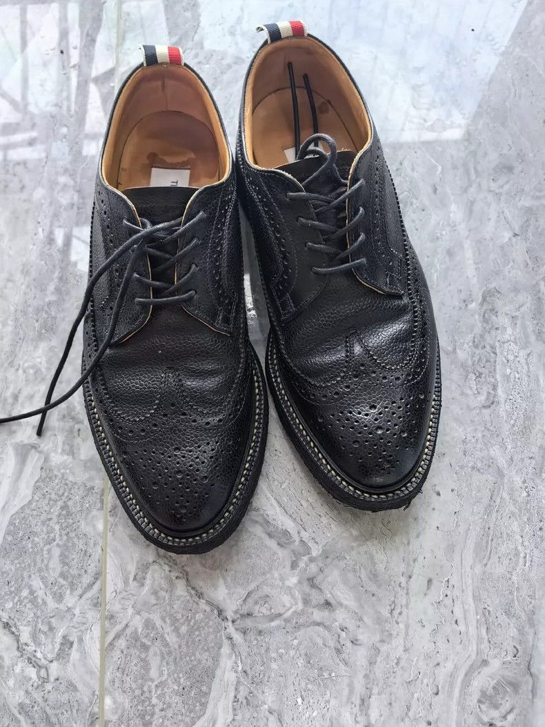 Thom Browne Thom Browne Brogue carved leather shoes Size US 8 / EU 41 - 1 Thumbnail