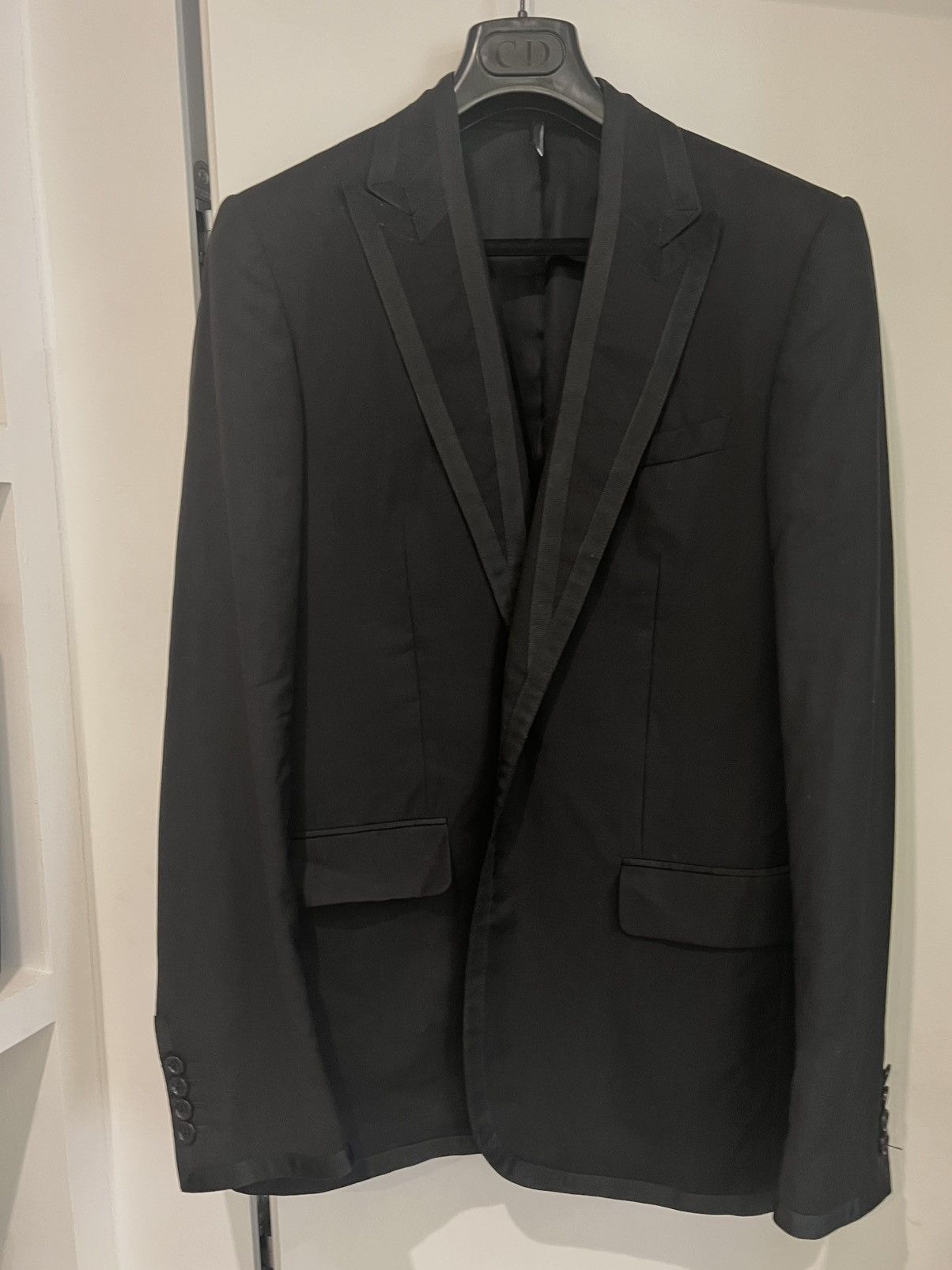 Dior × Hedi Slimane Hedi Gorgeous DH Archive FW2007 “Grain de poudre” Blazer Size 50R - 5 Thumbnail