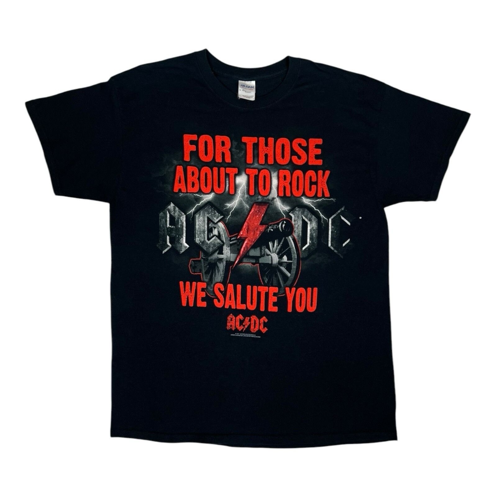 Gildan AC/DC For Those About To Rock We Salute You Band T-Shirt Men Size US L / EU 52-54 / 3 - 1 Thumbnail