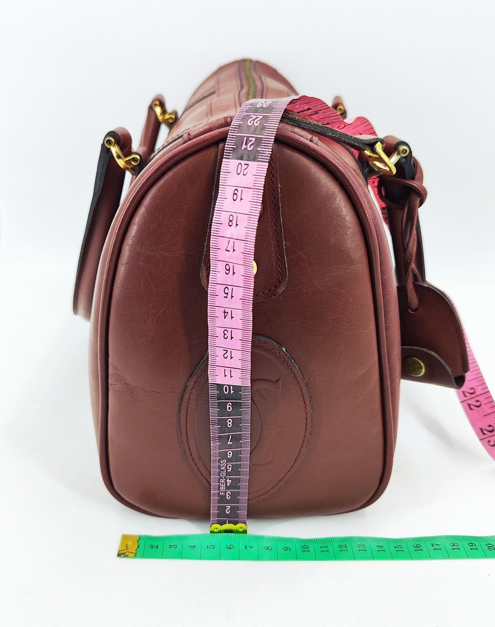 Cartier original CARTIER Bordeaux Leather Boston 33 Bag Size ONE SIZE - 14 Thumbnail