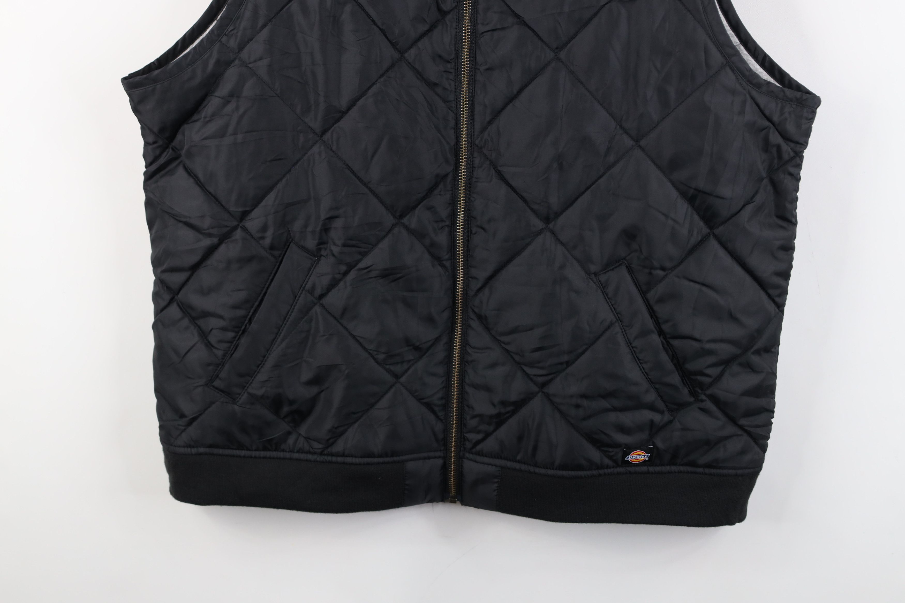 Dickies Vintage Y2K Dickies Lined Quilted Puffer Vest Jacket Black Size XL / US 12-14 / IT 48-50 - 3 Thumbnail