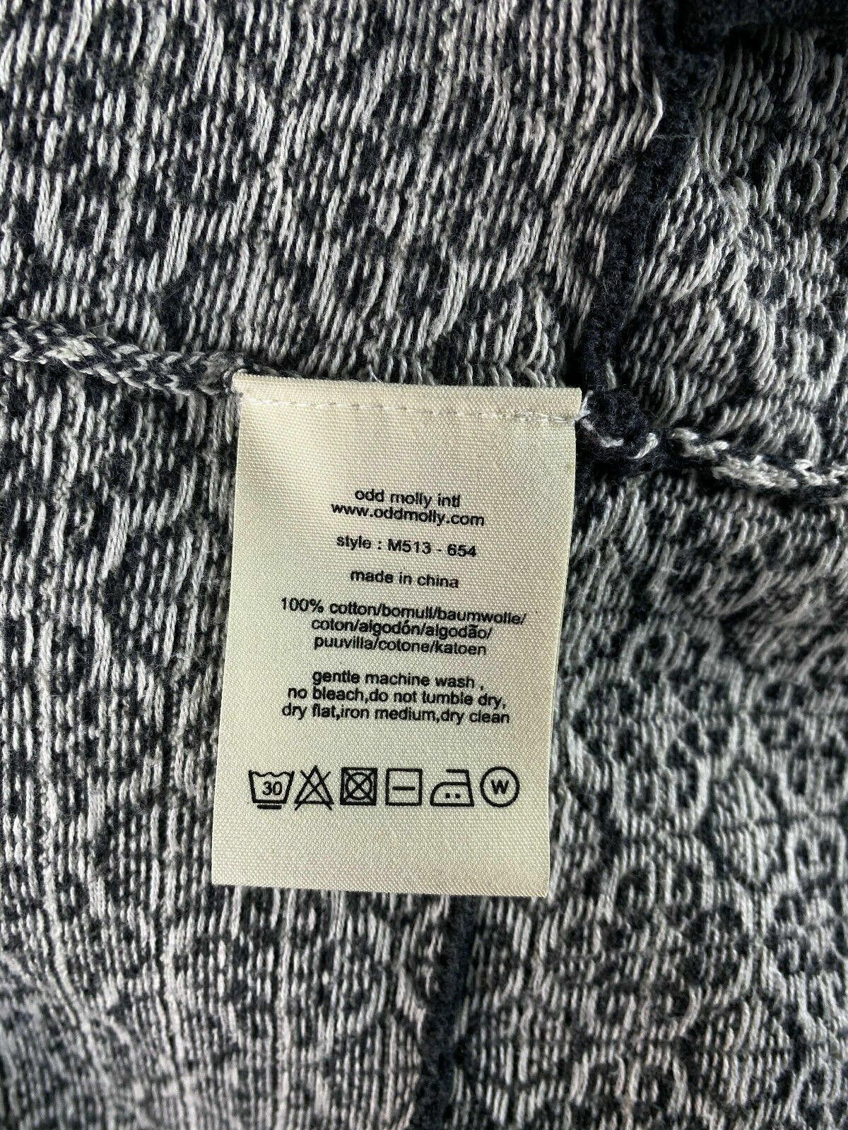 Designer Odd Molly 654 Open Front Cotton Cardigan Sweater Size 1 Size M / US 6-8 / IT 42-44 - 9 Thumbnail
