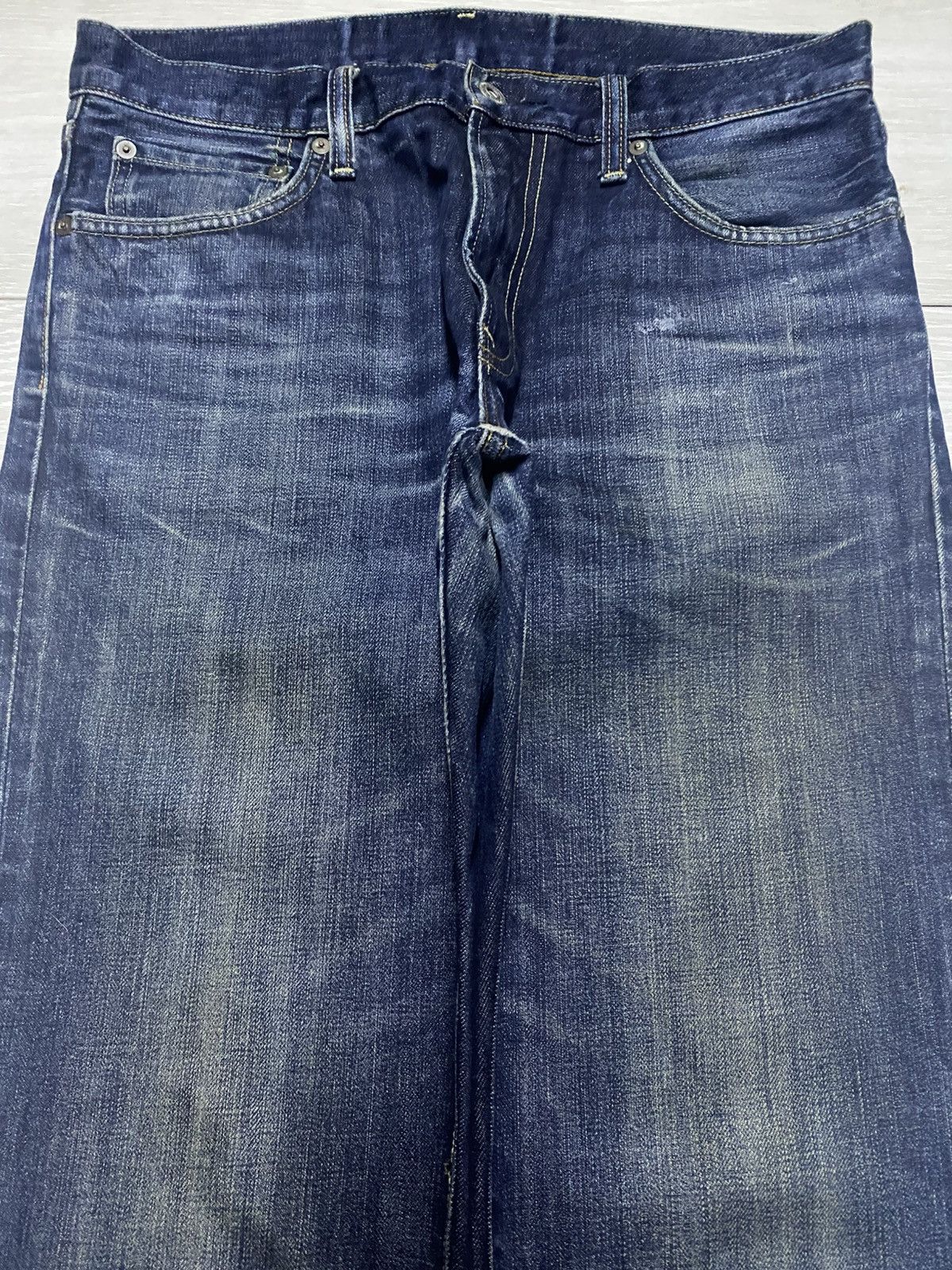 Jil Sander × Uniqlo Vintage Uniqlo UJ Grunge Distressed Loose Jeans Size US 32 / EU 48 - 3 Thumbnail