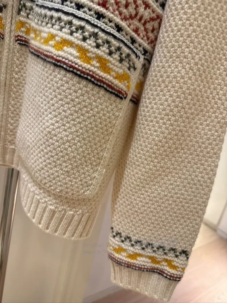 Loro Piana Loro Piana Fair Isle Pattern Cashmere Sweater Size XS / US 0-2 / IT 36-38 - 4 Thumbnail