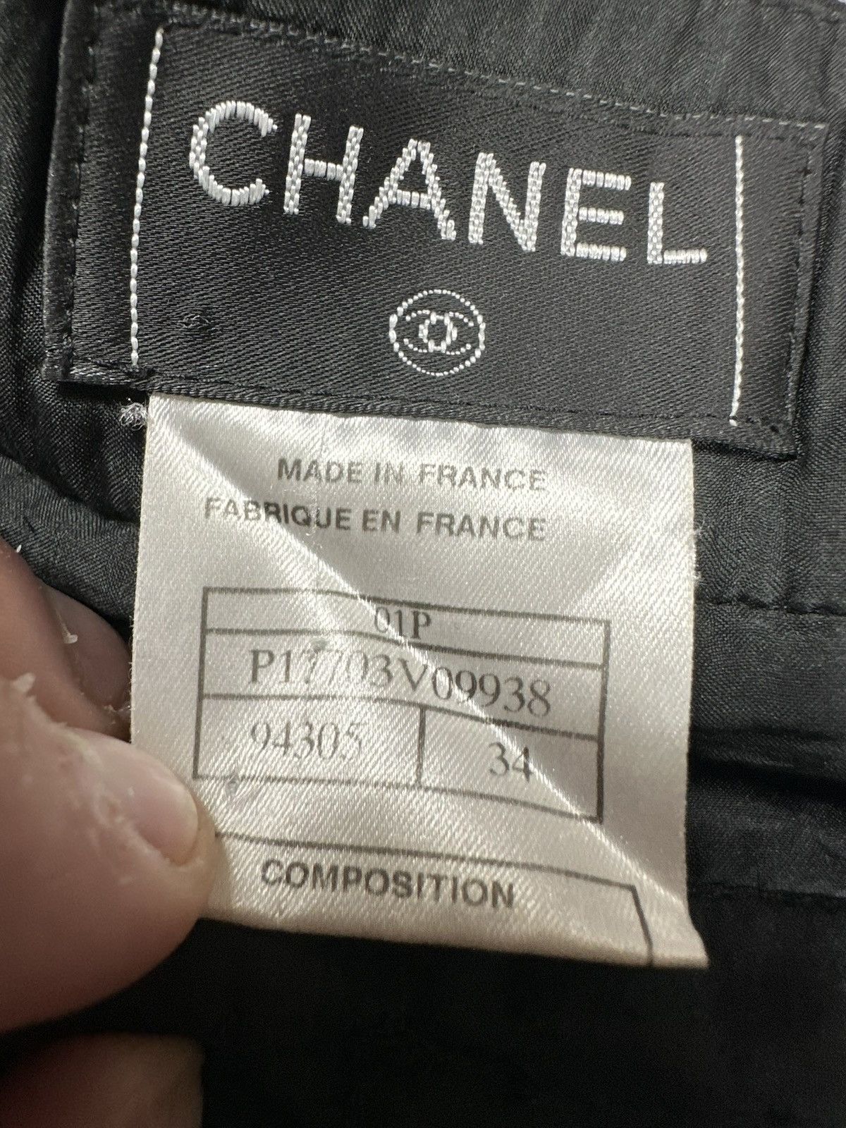 Chanel 90s Chanel Tailored Trousers Size 28" / US 6 / IT 42 - 6 Thumbnail