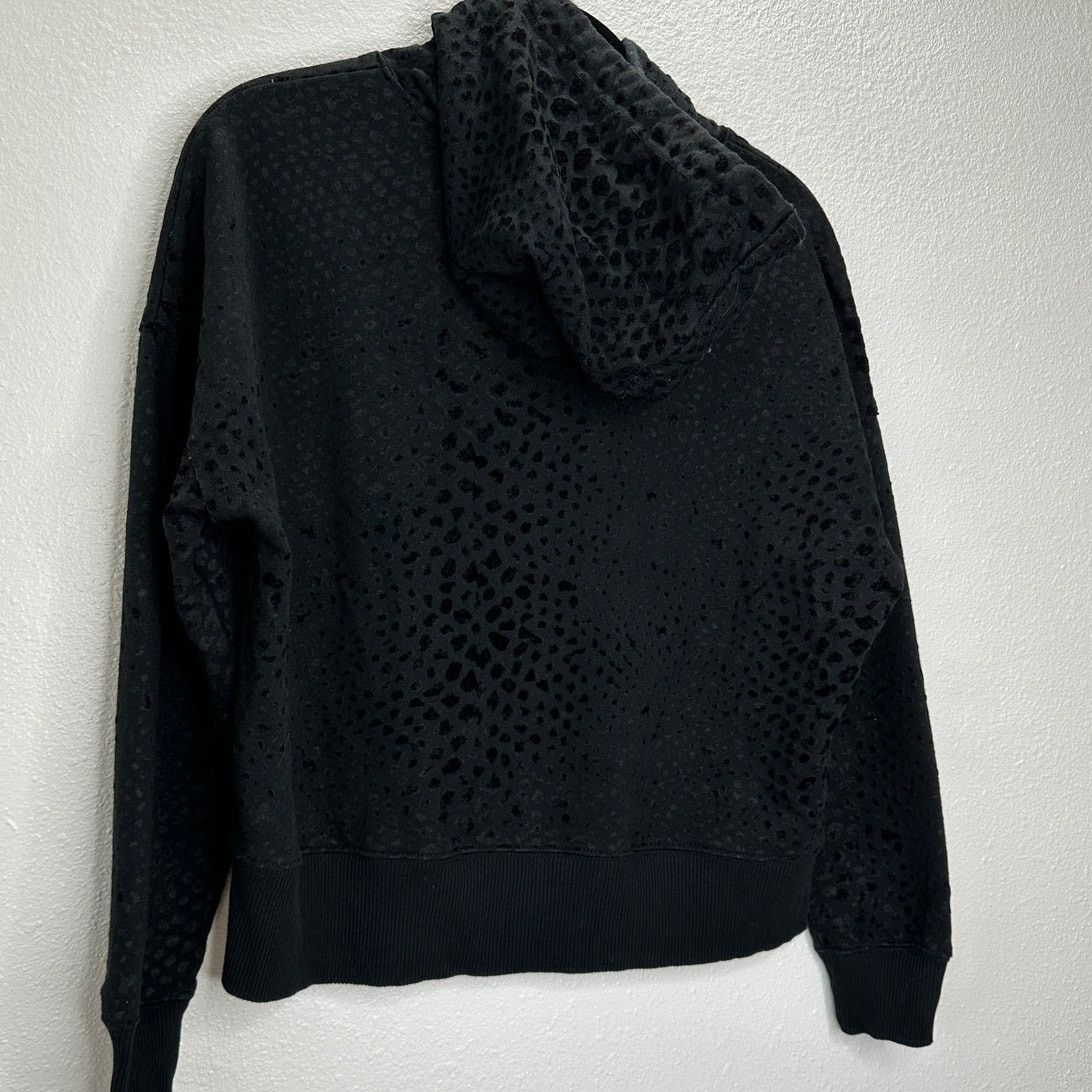 Other Black Tape Black Hooded Long Sleeve Cheetah Embossed Hoodie Size S / US 4 / IT 40 - 5 Thumbnail