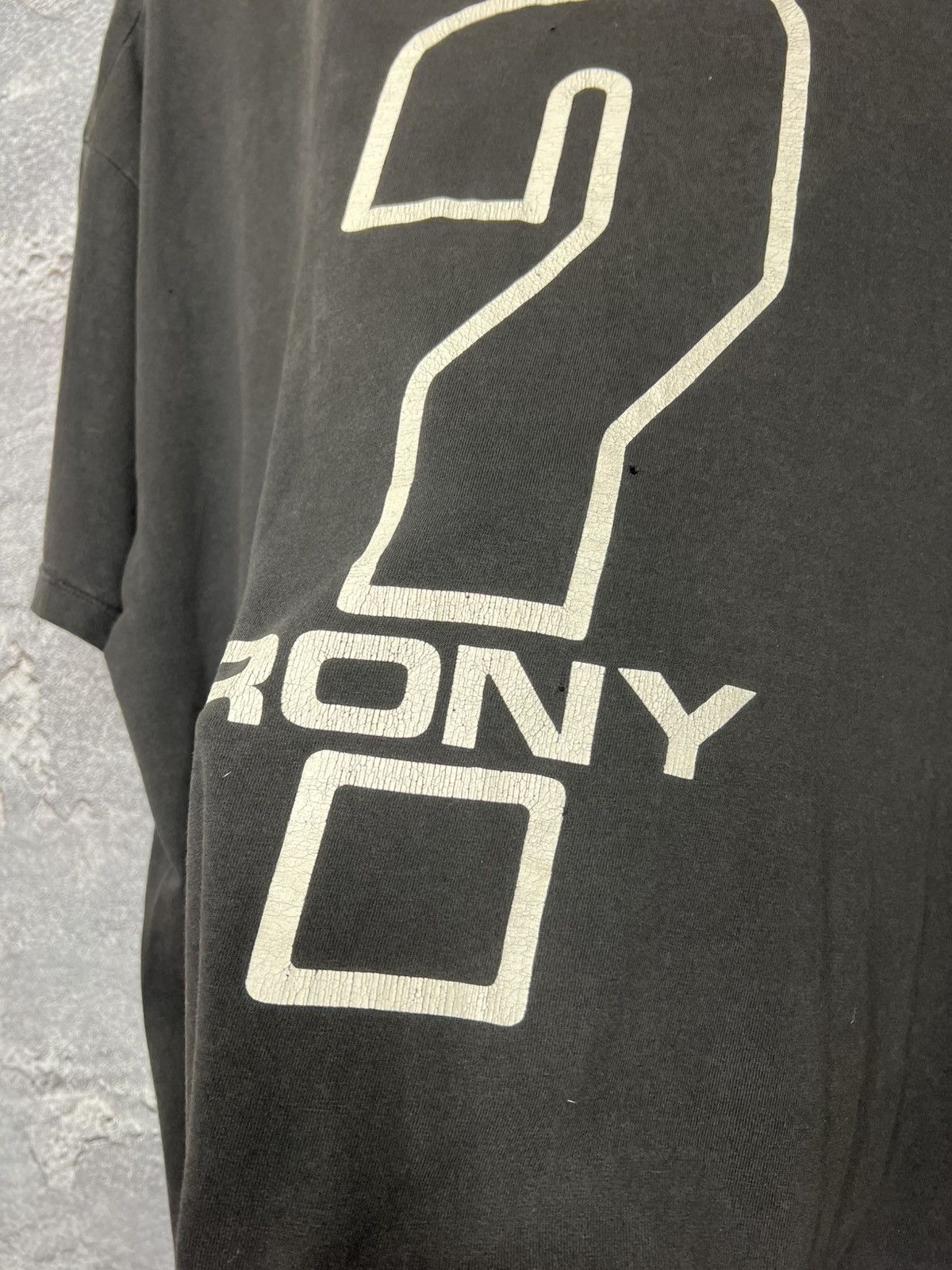 Band Tees 90's Therapy ? Irony Heavy Fucking Metal Tee Faded Size US XL / EU 56 / 4 - 16 Thumbnail
