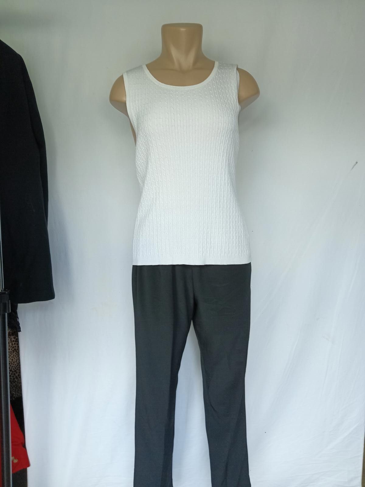 Designer Flagg Petites Women's Black Pant Size 34" / US 12 / IT 48 - 1 Thumbnail