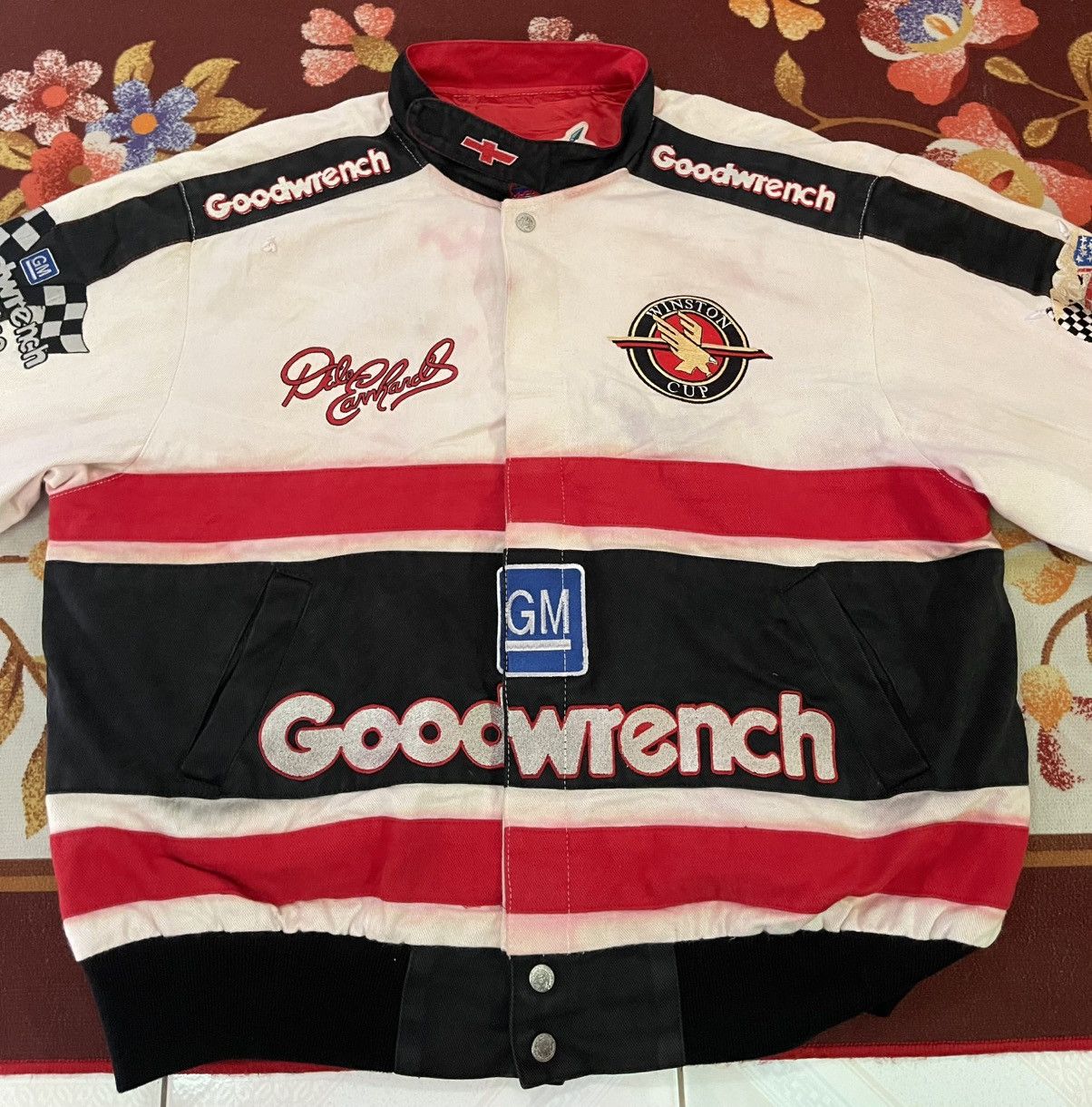 Vintage Vintage Jeff Hamilton Nascar Goodwrench Winston Cup Jacket🔥🔥 Size US L / EU 52-54 / 3 - 16 Thumbnail