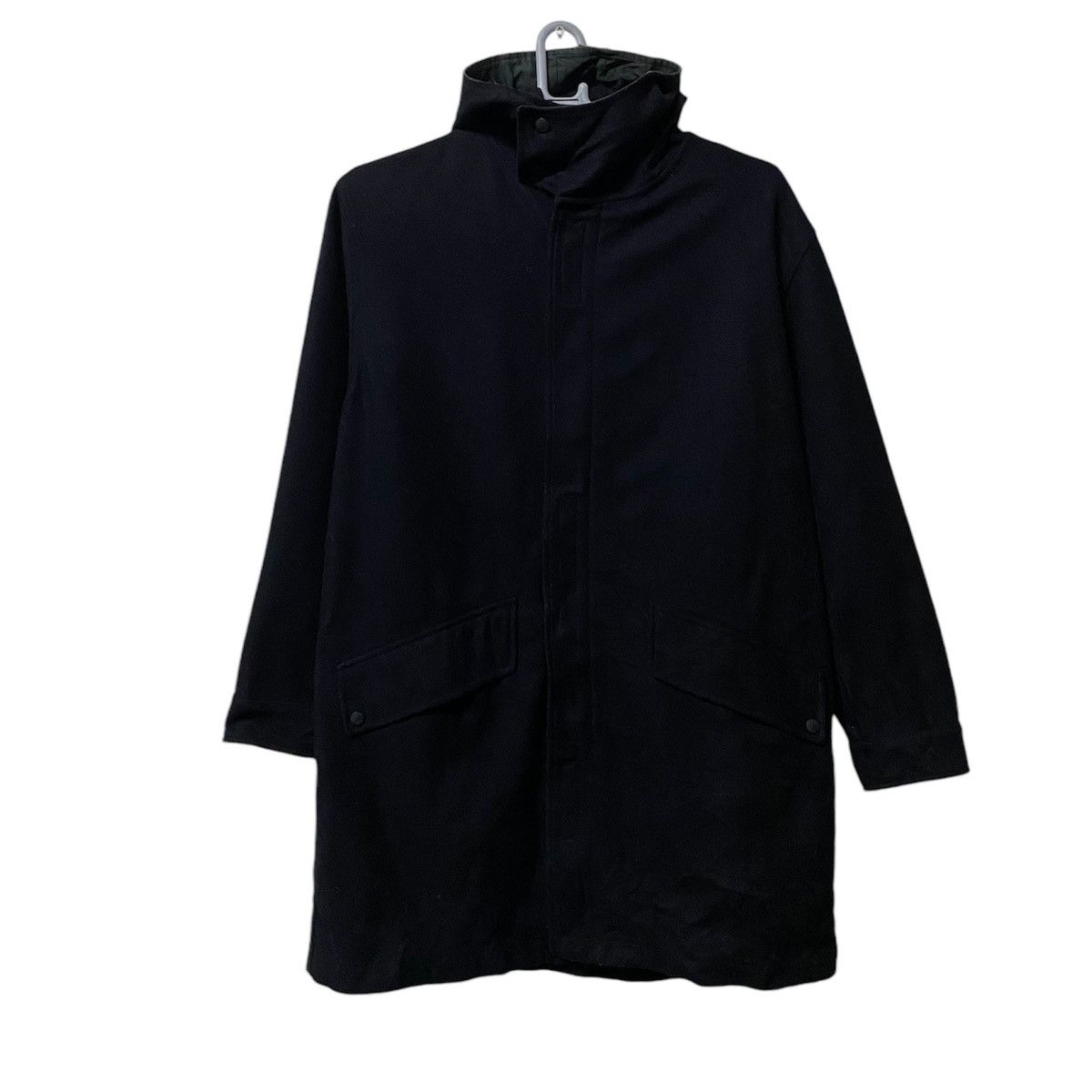 Massimo Osti Vintage 80s CP Company wool hoodie jacket Italy made size 50 Size US M / EU 48-50 / 2 - 1 Thumbnail