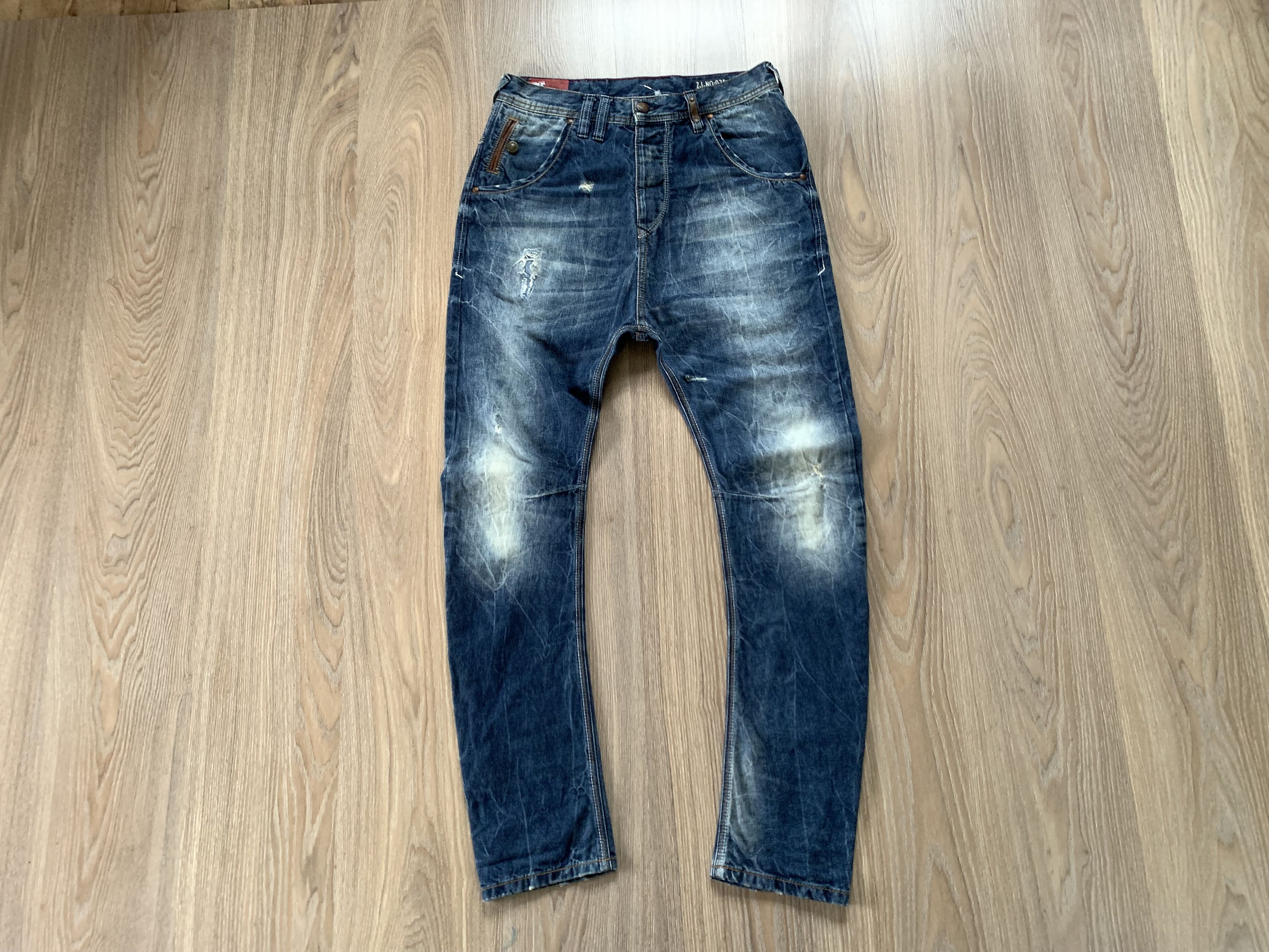 Zara Zara Man Light Blue Distressed Jeans Size US 30 / EU 46 - 15 Thumbnail
