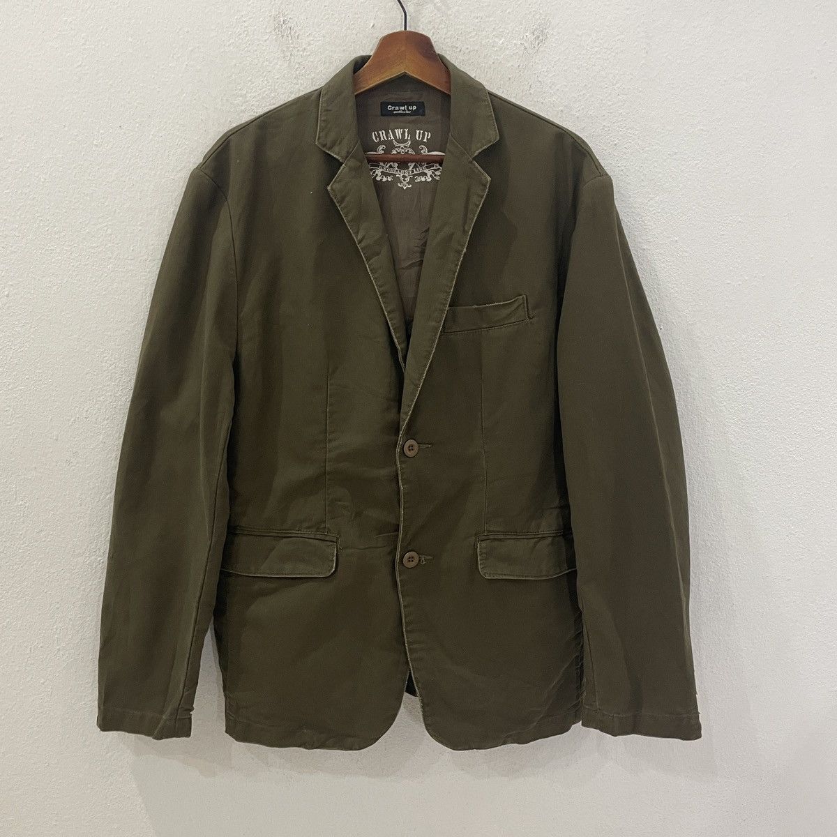 Japanese Brand Vintage Crawl Up Workwear Button Ups Jacket Size US M / EU 48-50 / 2 - 1 Thumbnail